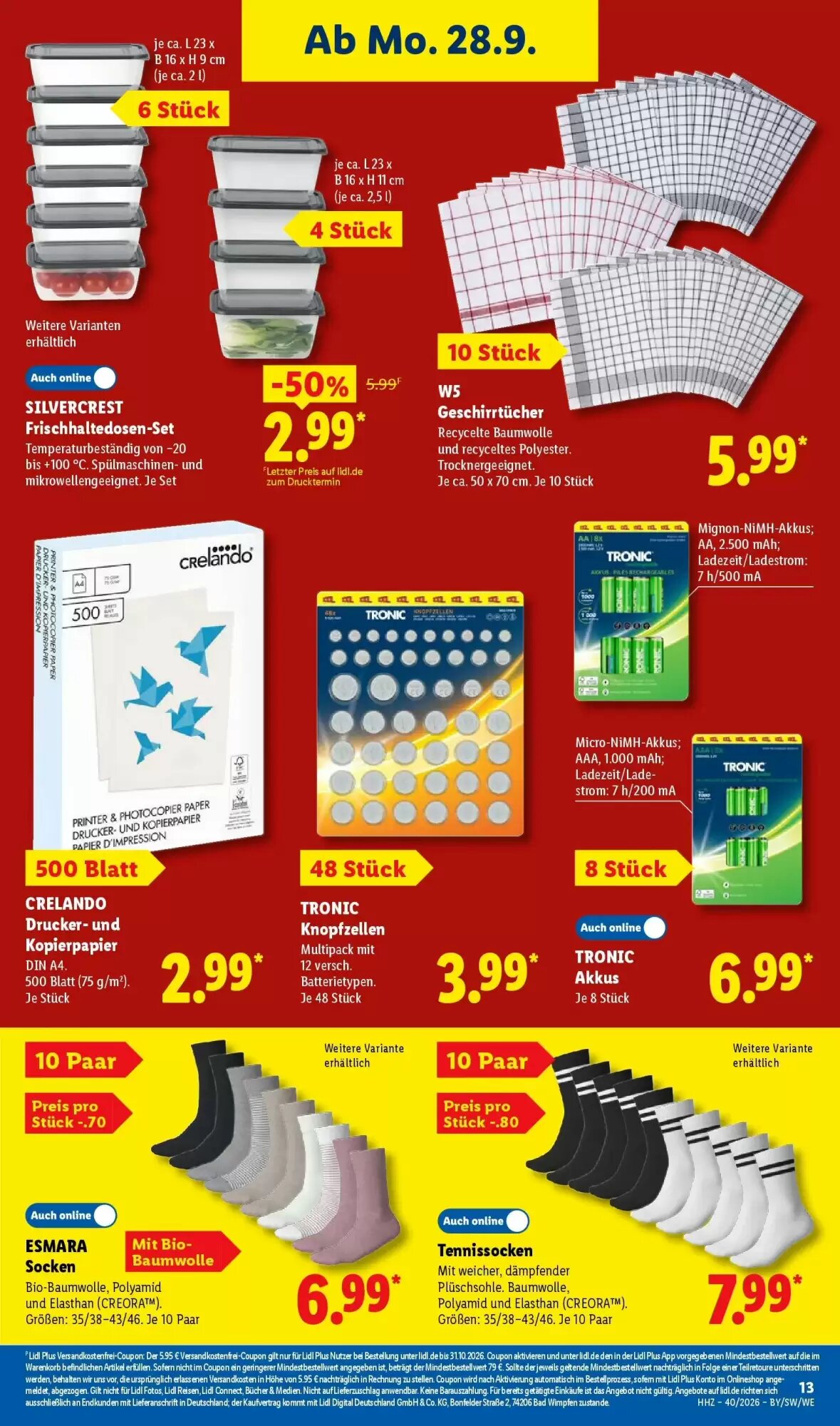 Lidl Prospekt (ab 27.09.2026) zum Blättern - Seite 33