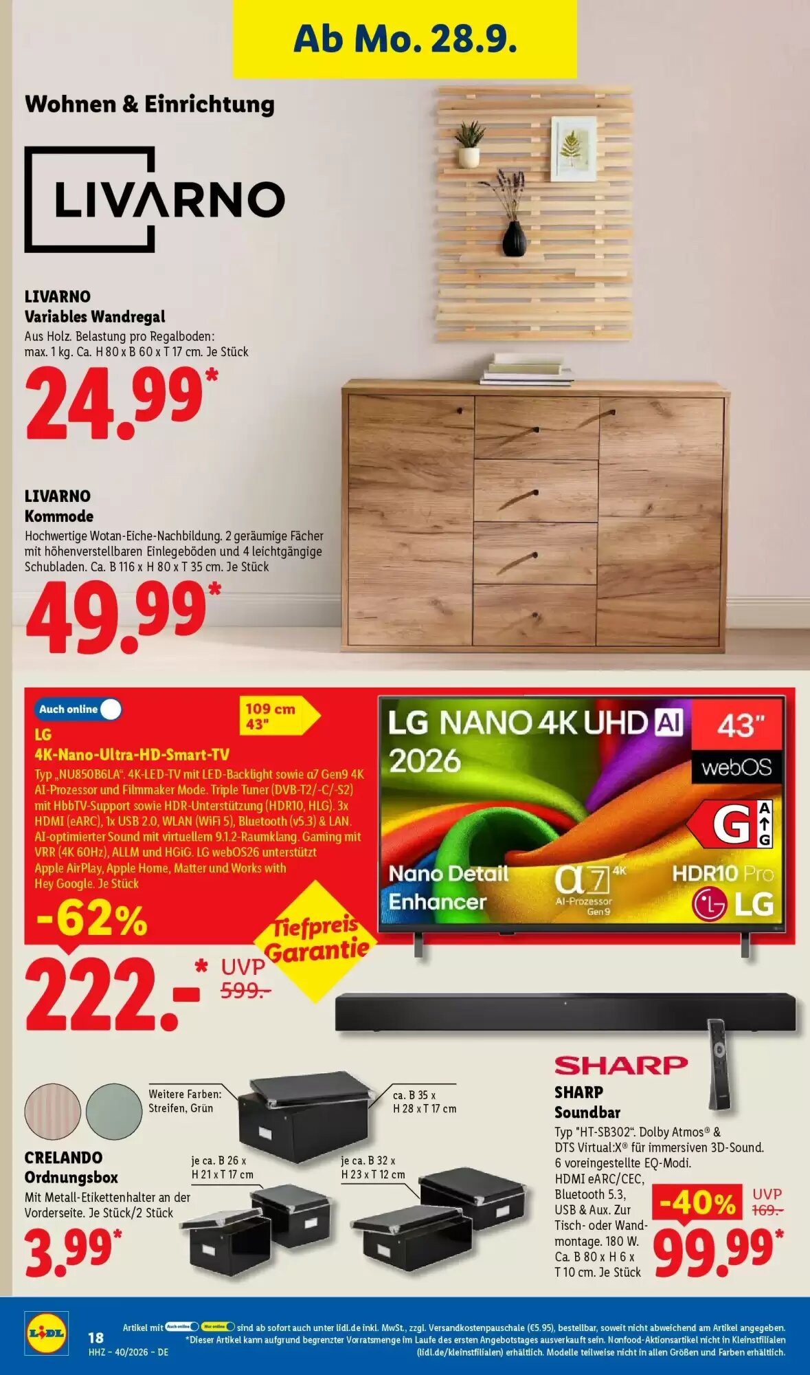 Lidl Prospekt (ab 27.09.2026) zum Blättern - Seite 38