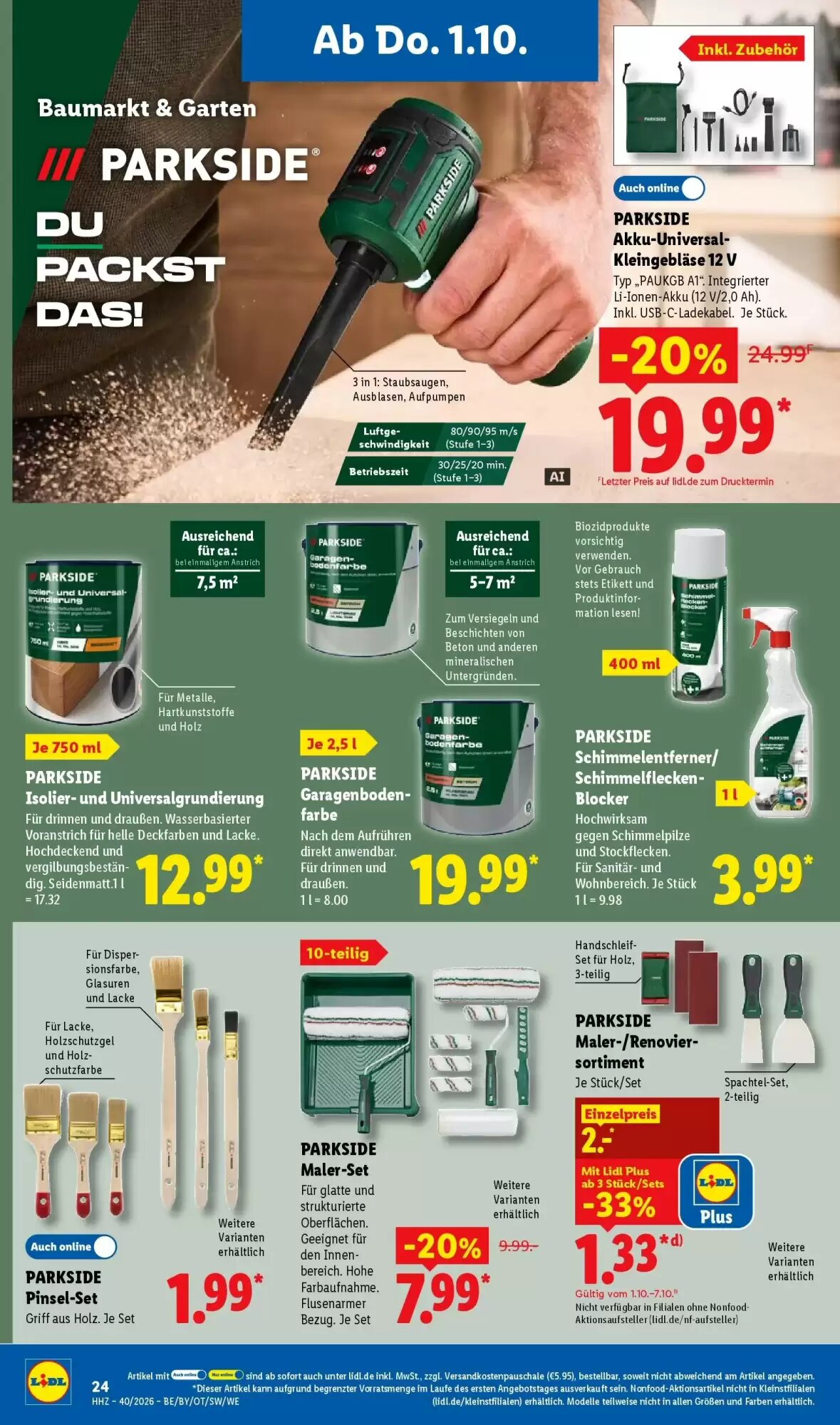 Lidl Prospekt (ab 27.09.2026) zum Blättern - Seite 44
