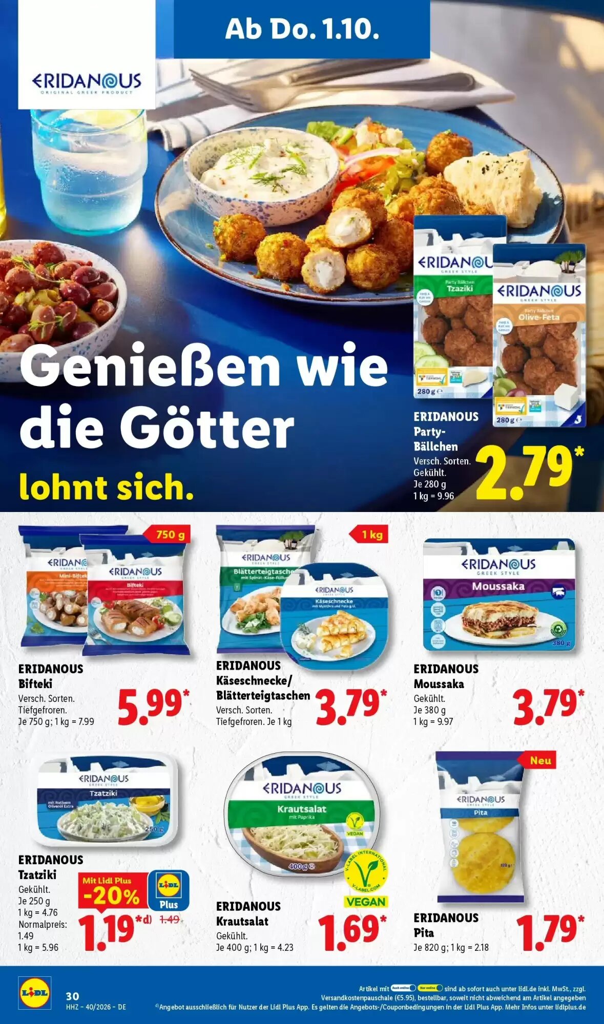 Lidl Prospekt (ab 27.09.2026) zum Blättern - Seite 54