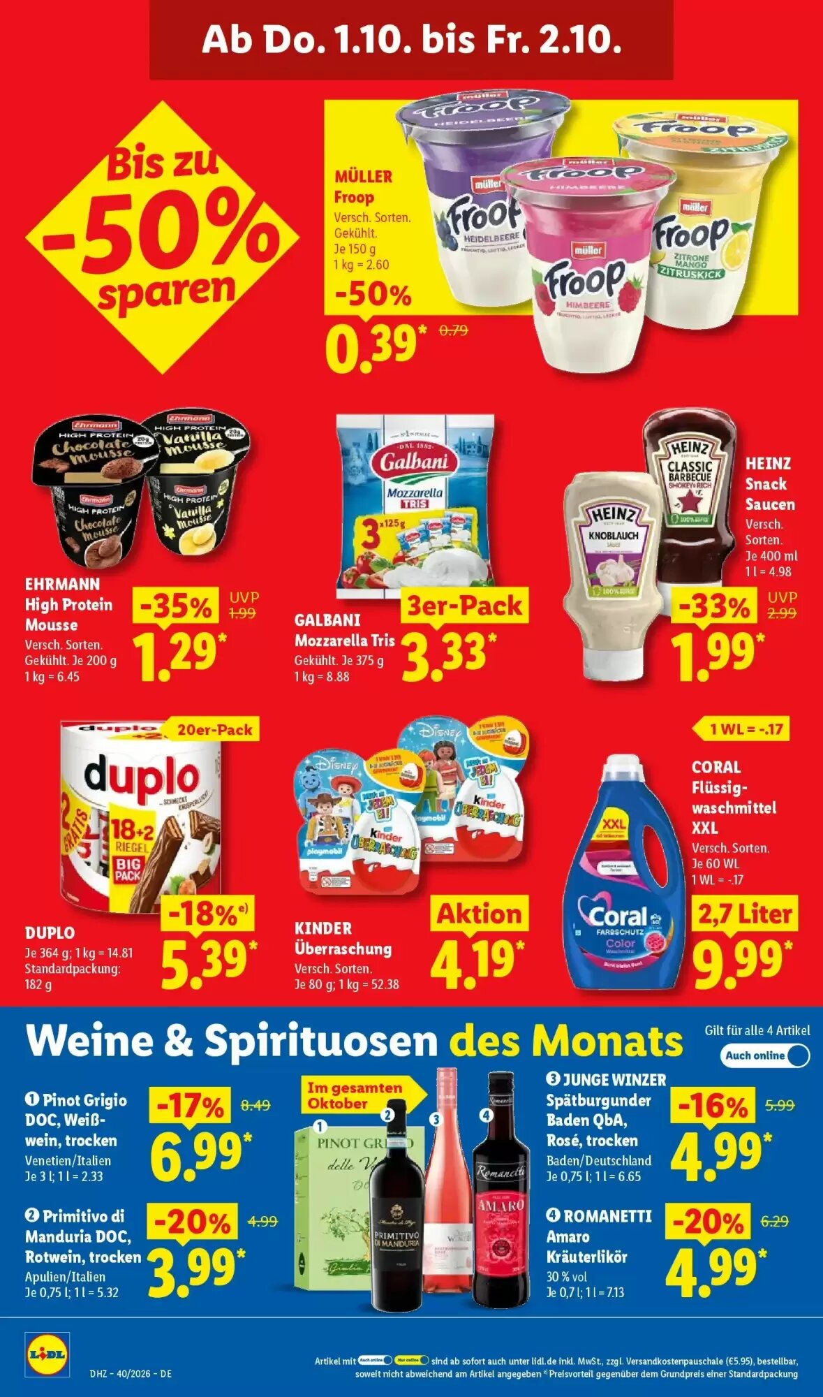 Lidl Prospekt (ab 27.09.2026) zum Blättern - Seite 66
