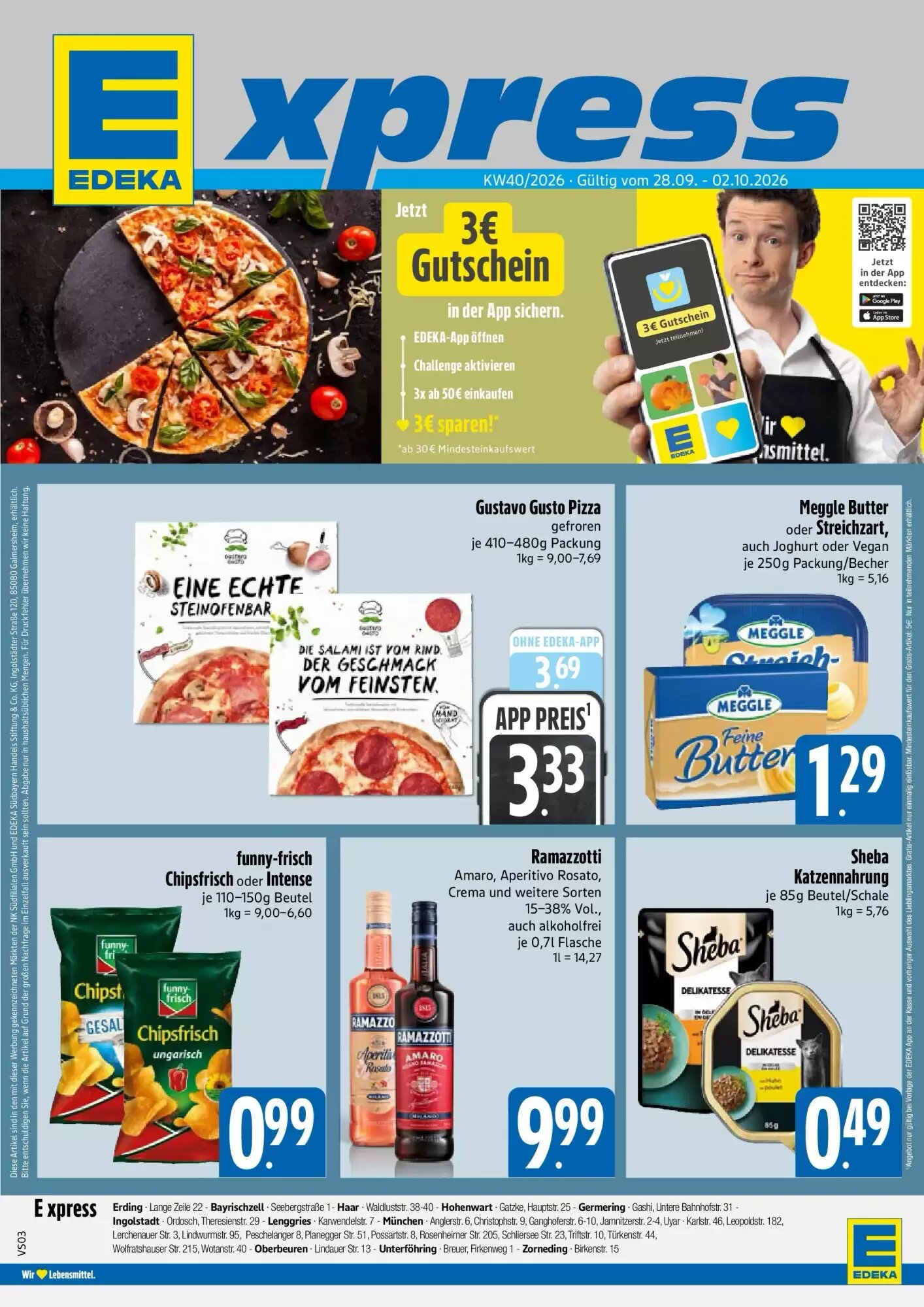 Edeka Xpress Prospekt (ab 27.09.2026) zum Blättern - Seite 1