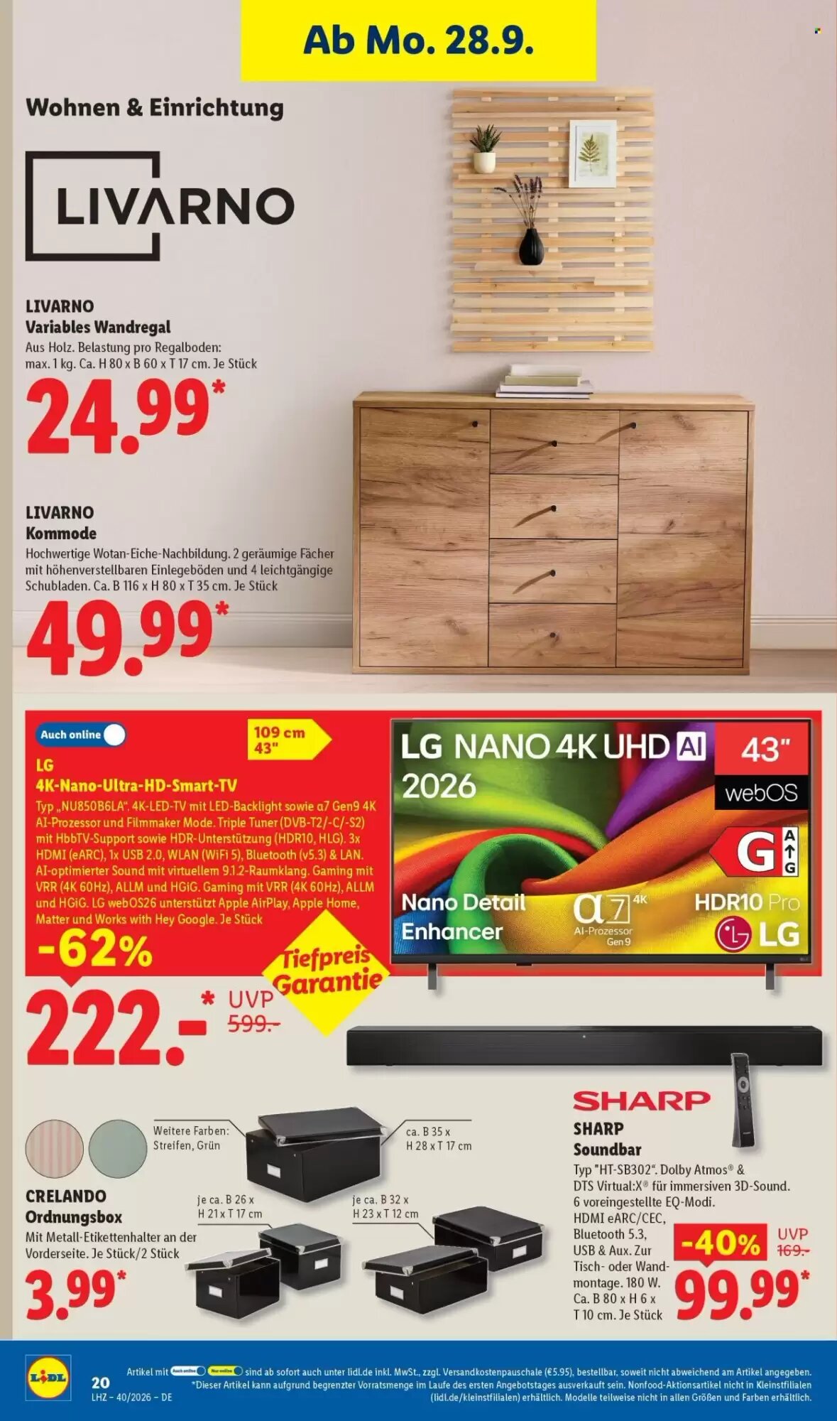 Lidl Prospekt (ab 28.09.2026) zum Blättern - Seite 12
