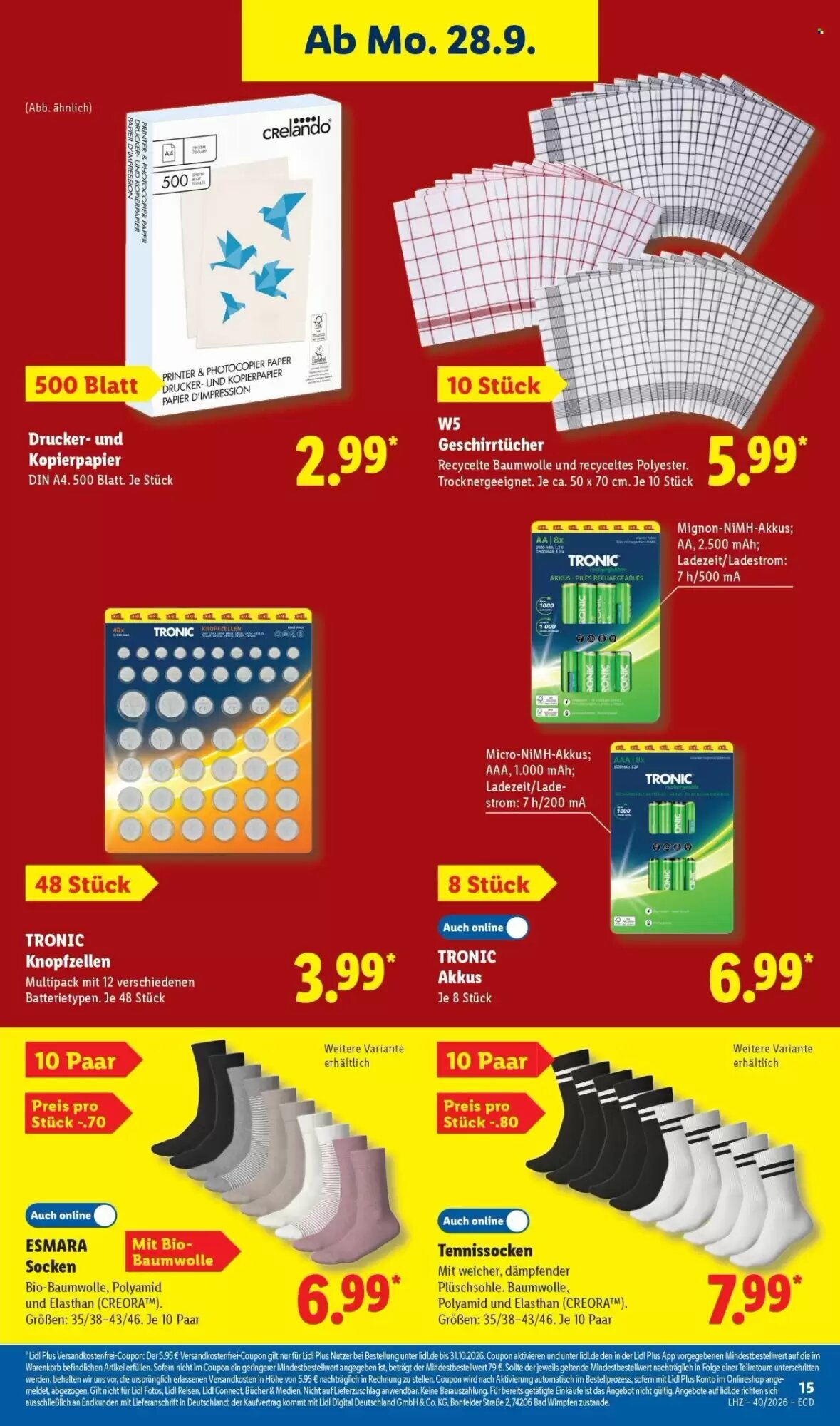 Lidl Prospekt (ab 28.09.2026) zum Blättern - Seite 7