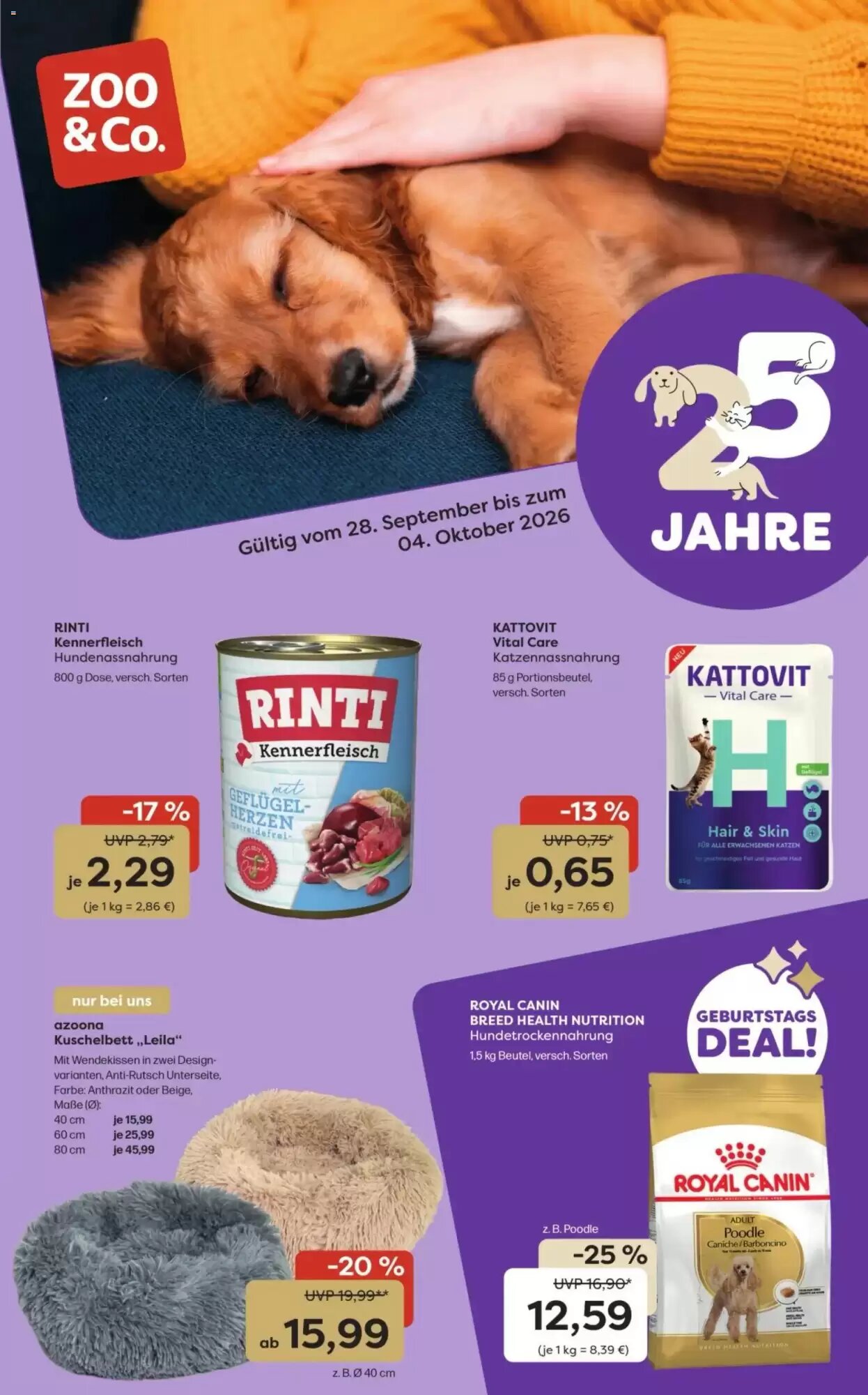 Zoo & Co Prospekt (ab 28.09.2026) zum Blättern - Seite 1