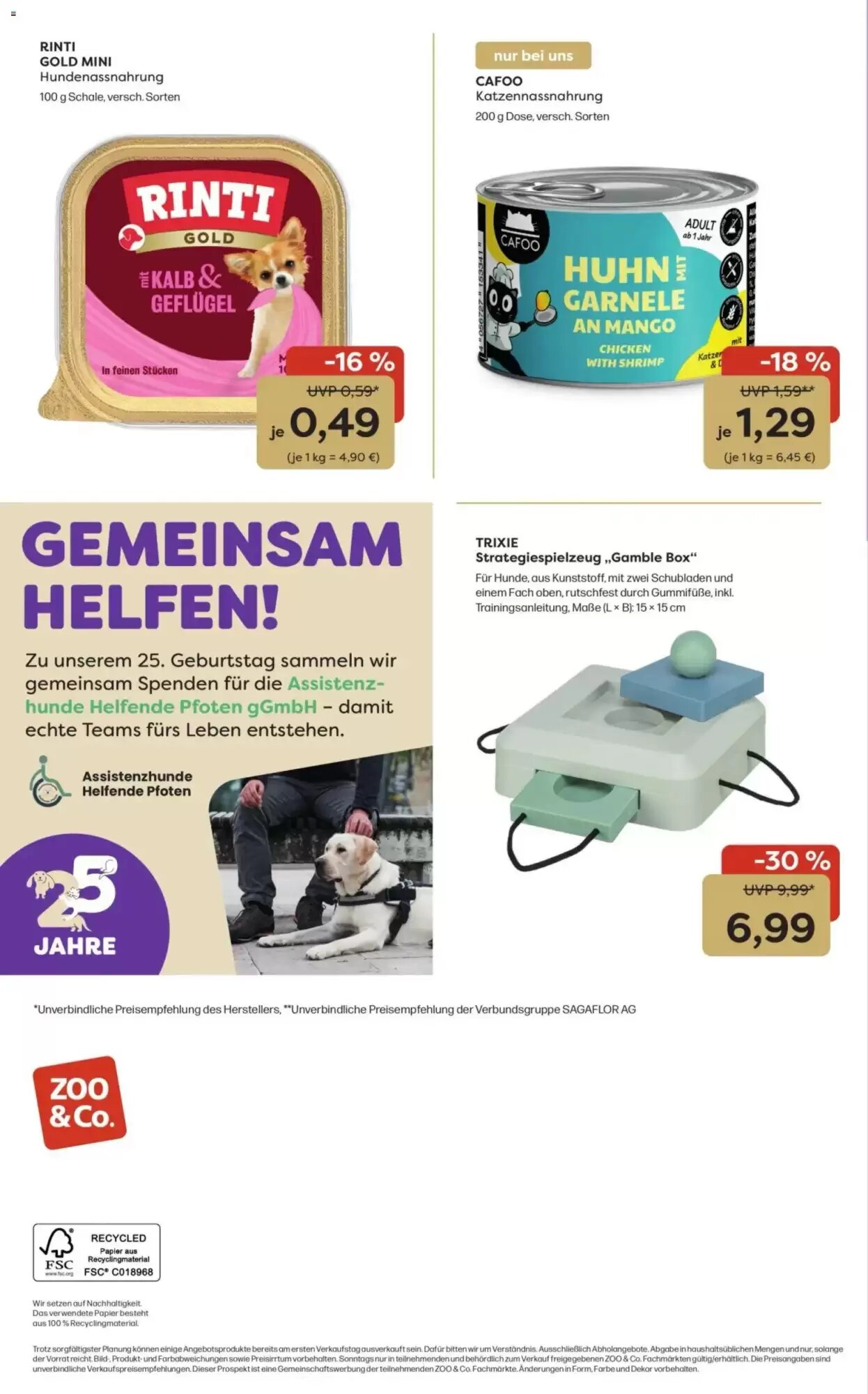 Zoo & Co Prospekt (ab 28.09.2026) zum Blättern - Seite 12