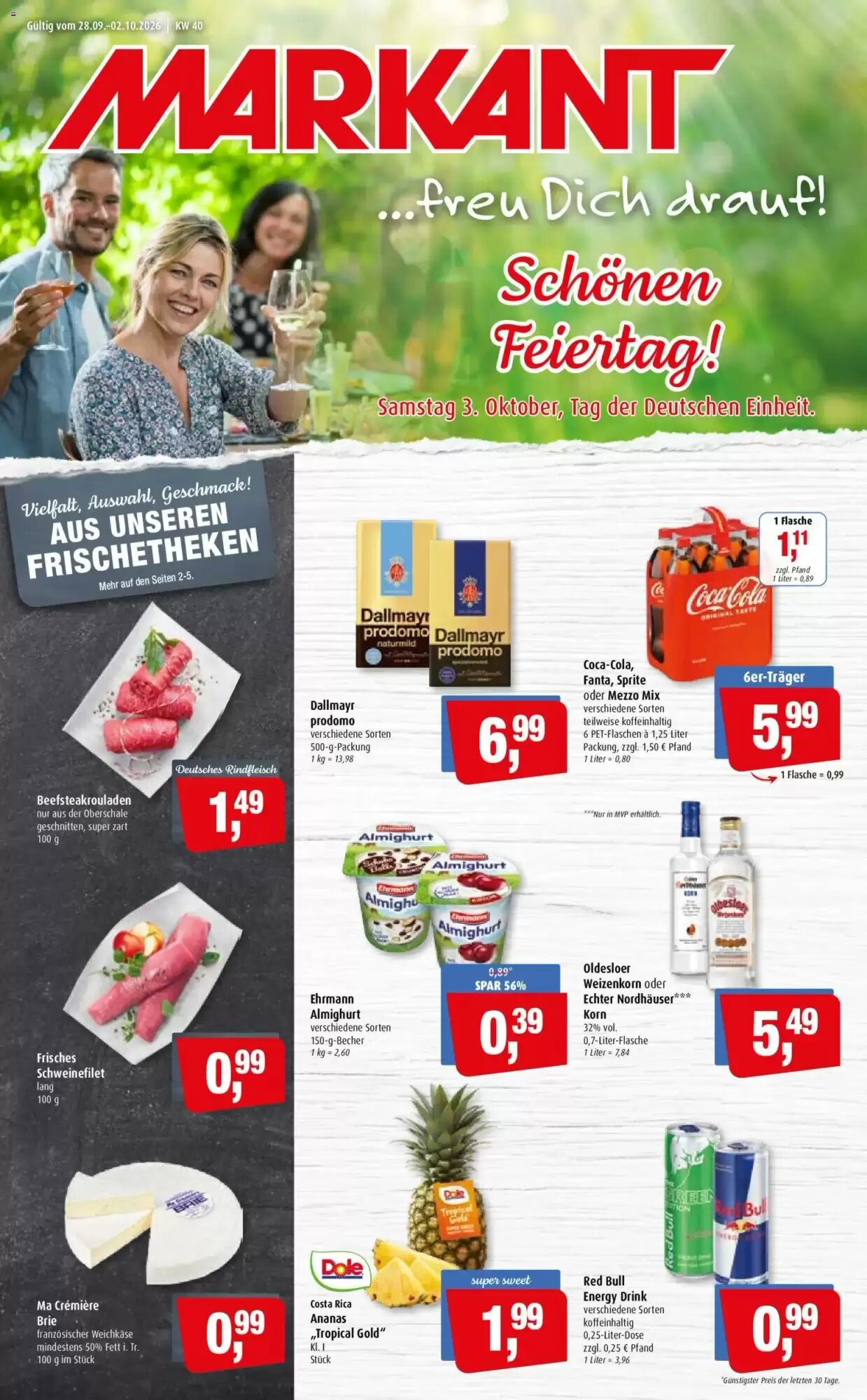 Markant Prospekt (ab 28.09.2026) zum Blättern - Seite 1