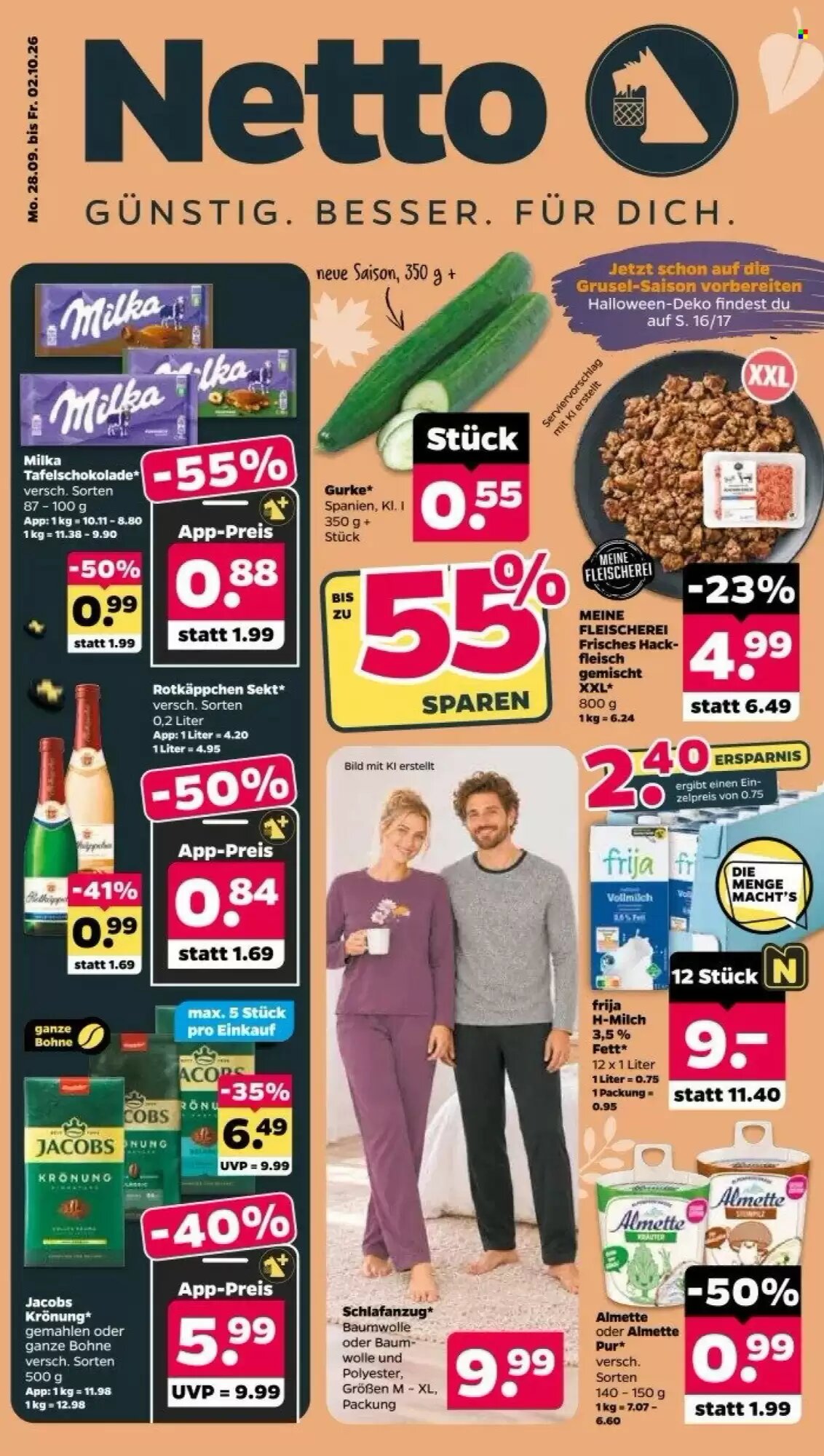 NETTO Prospekt (ab 28.09.2026) zum Blättern - Seite 1