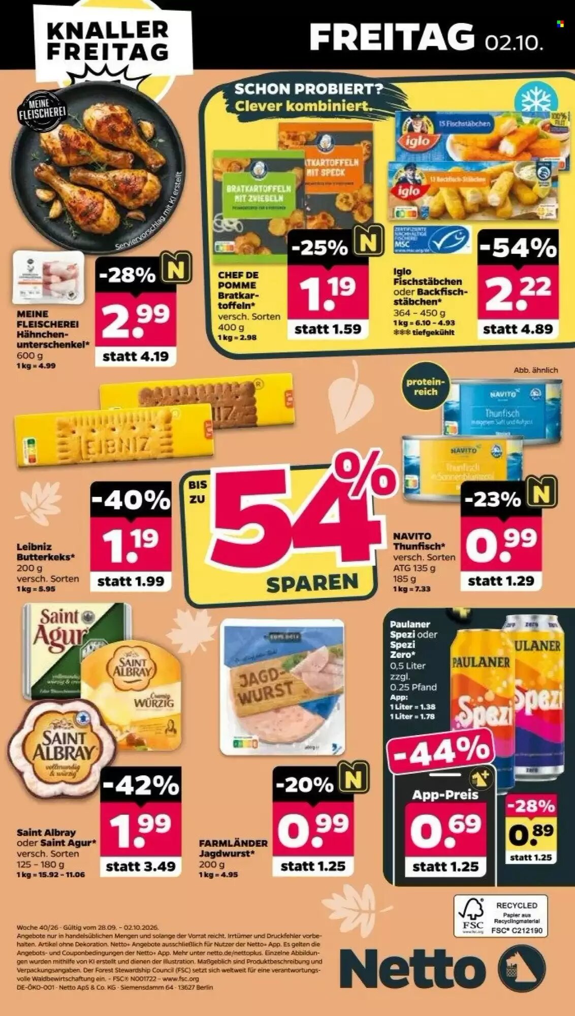 NETTO Prospekt (ab 28.09.2026) zum Blättern - Seite 40