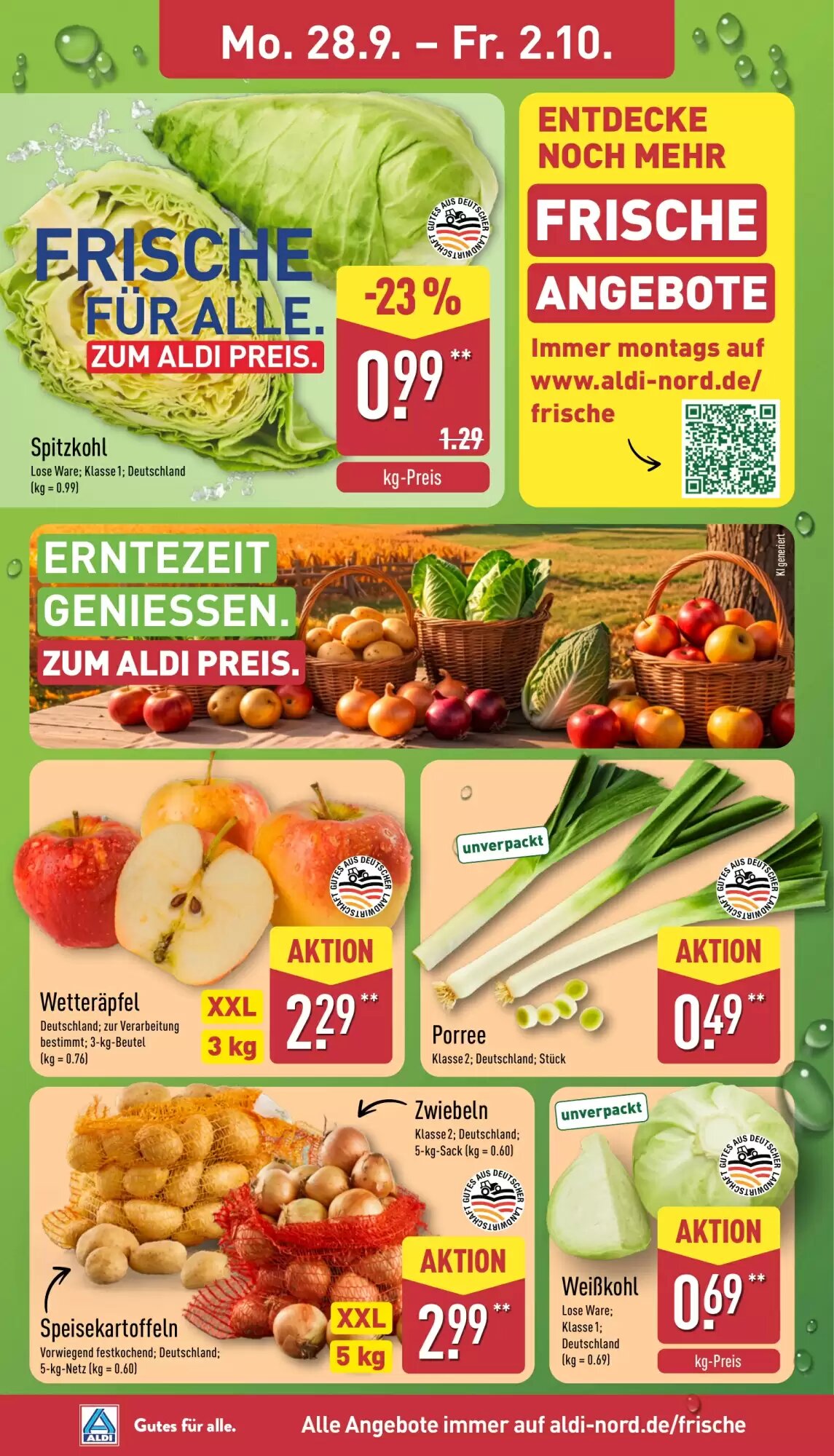 Aldi Nord Prospekt (ab 28.09.2026) zum Blättern - Seite 2