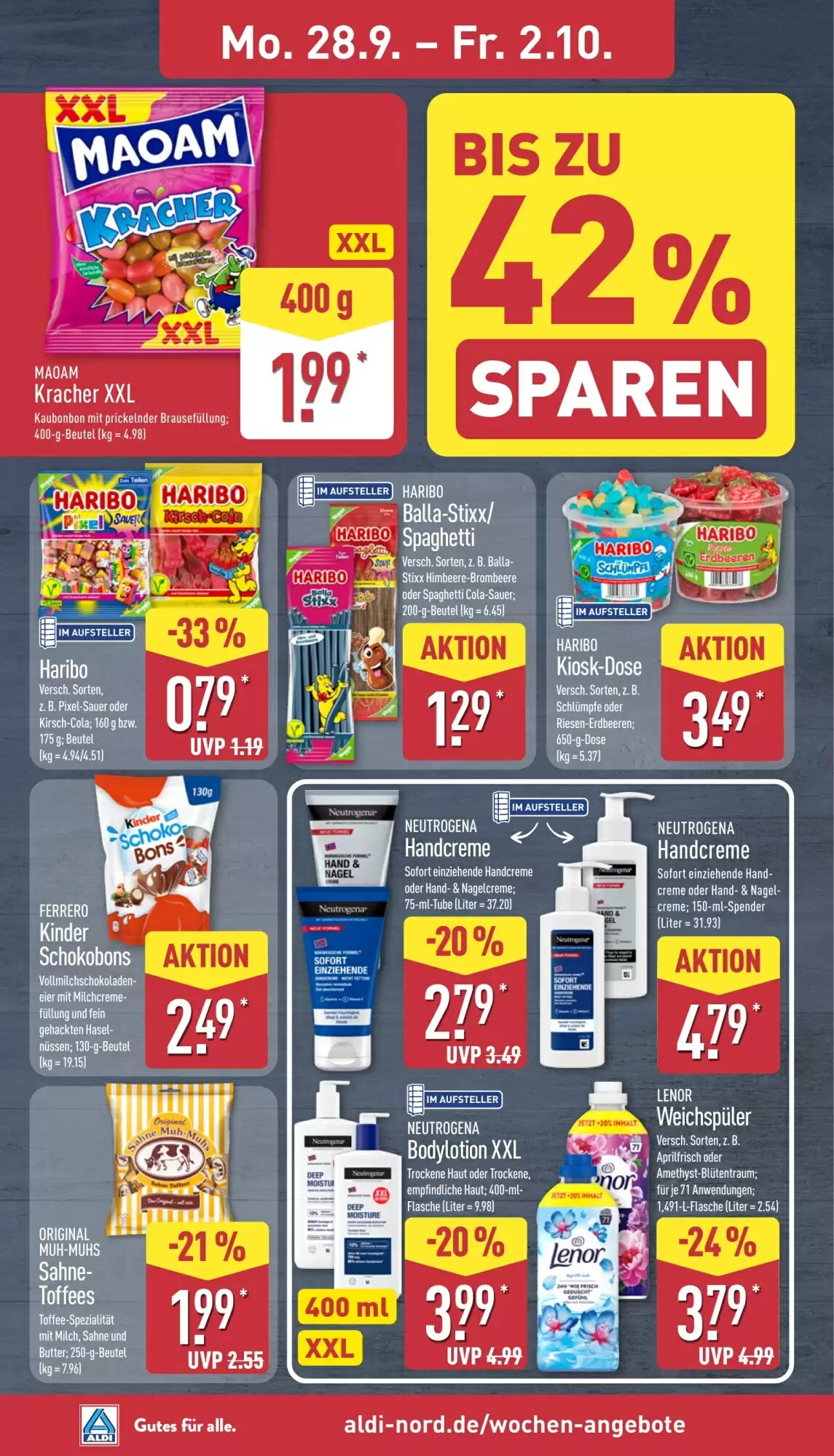 Aldi Nord Prospekt (ab 28.09.2026) zum Blättern - Seite 8