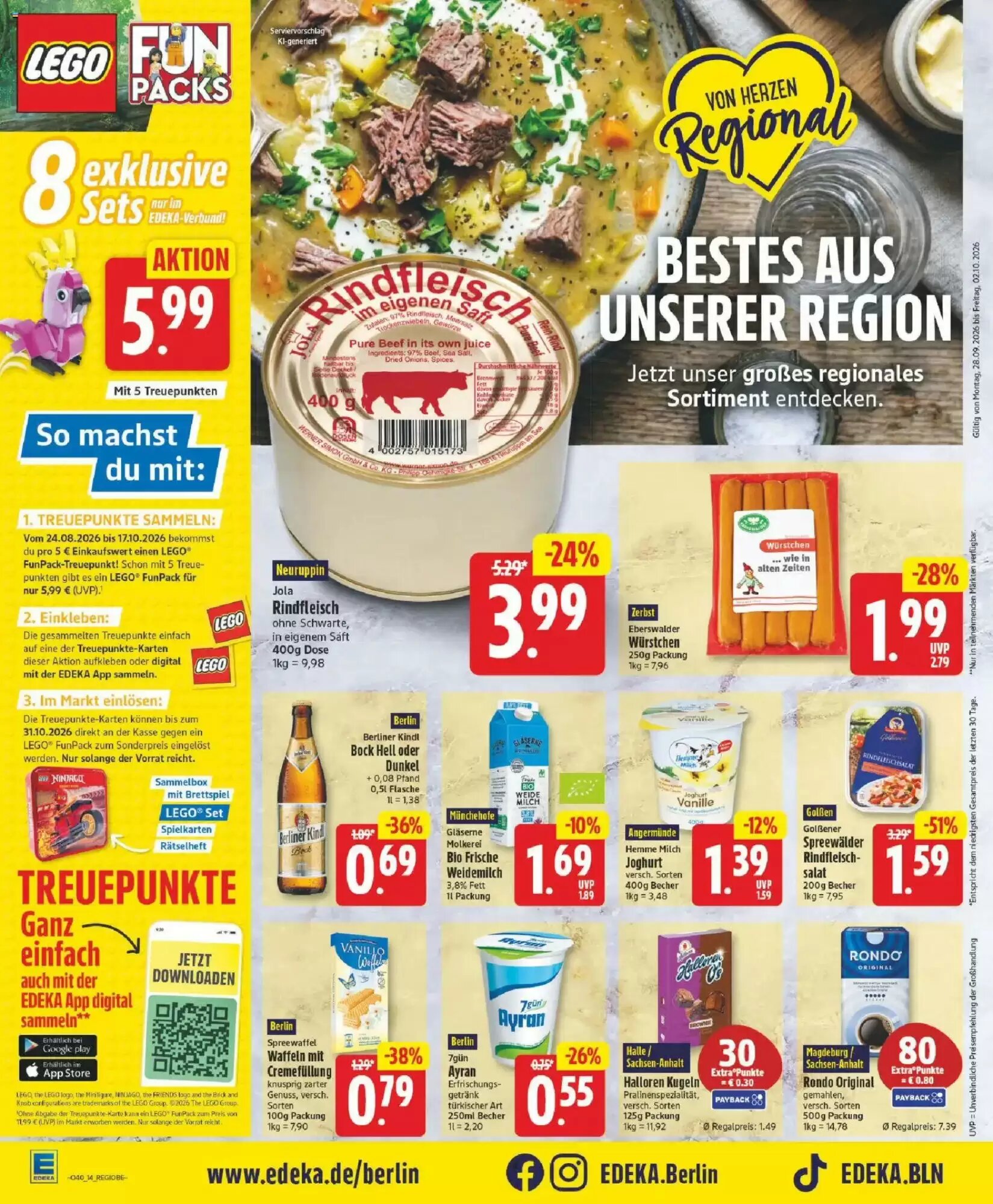 Edeka Prospekt (ab 28.09.2026) zum Blättern - Seite 14