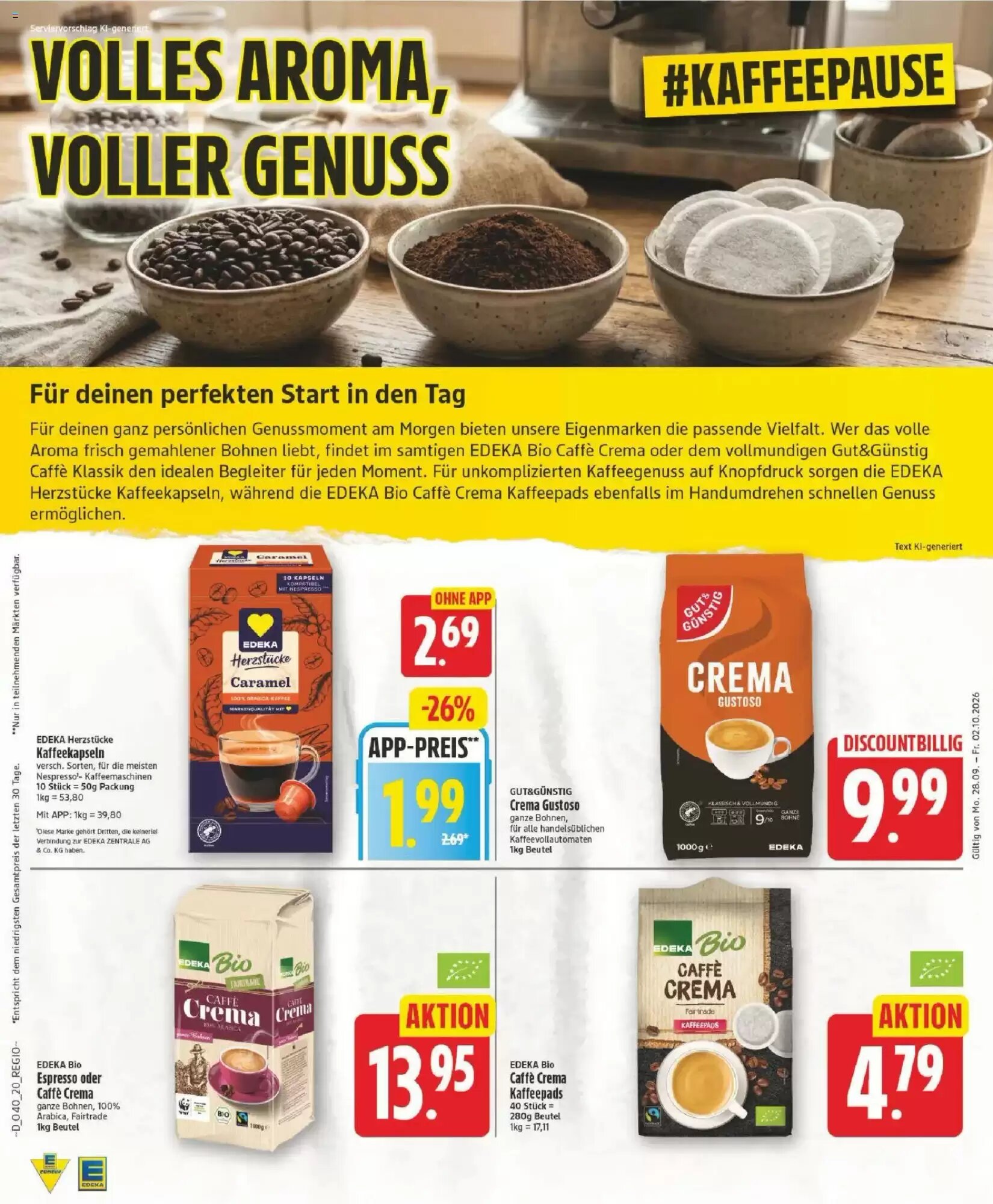 Edeka Prospekt (ab 28.09.2026) zum Blättern - Seite 20