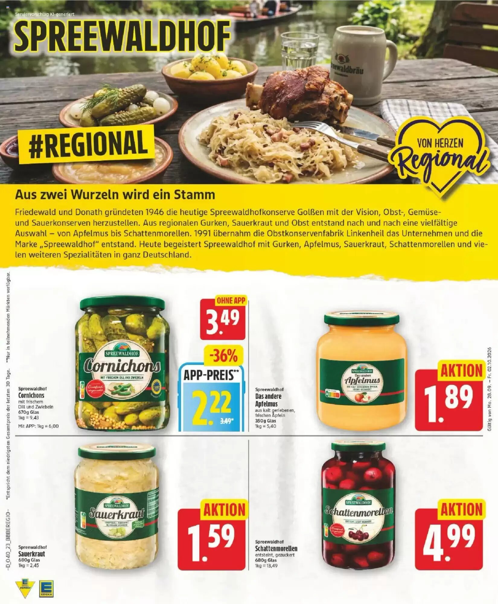 Edeka Prospekt (ab 28.09.2026) zum Blättern - Seite 23