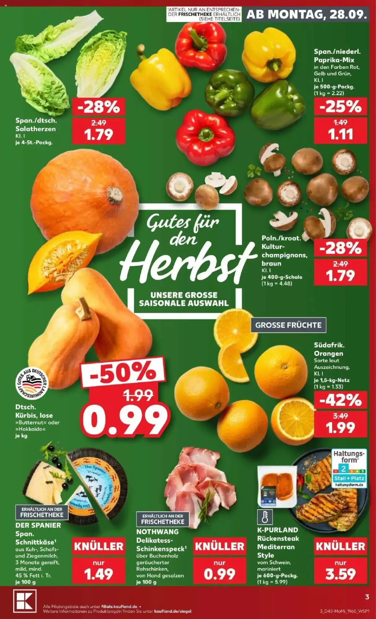 Kaufland Prospekt (ab 28.09.2026) zum Blättern - Seite 5