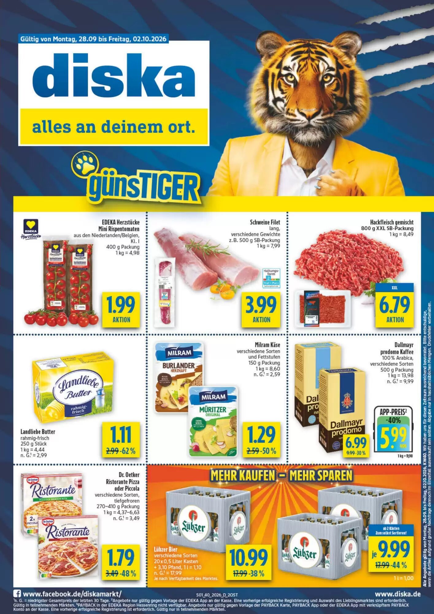 diska Prospekt (ab 28.09.2026) zum Blättern - Seite 1