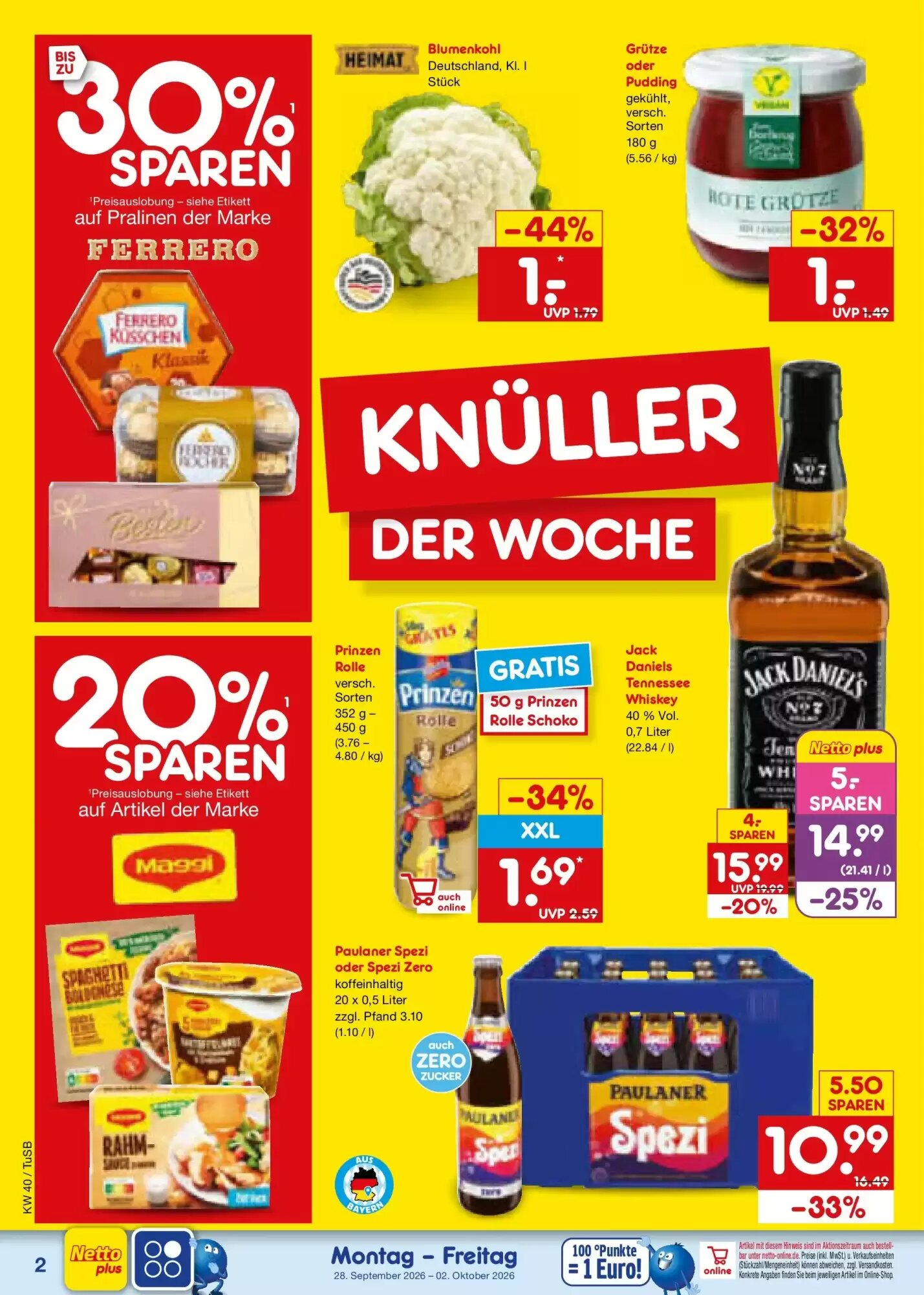 Netto Marken-Discount Prospekt (ab 28.09.2026) zum Blättern - Seite 2