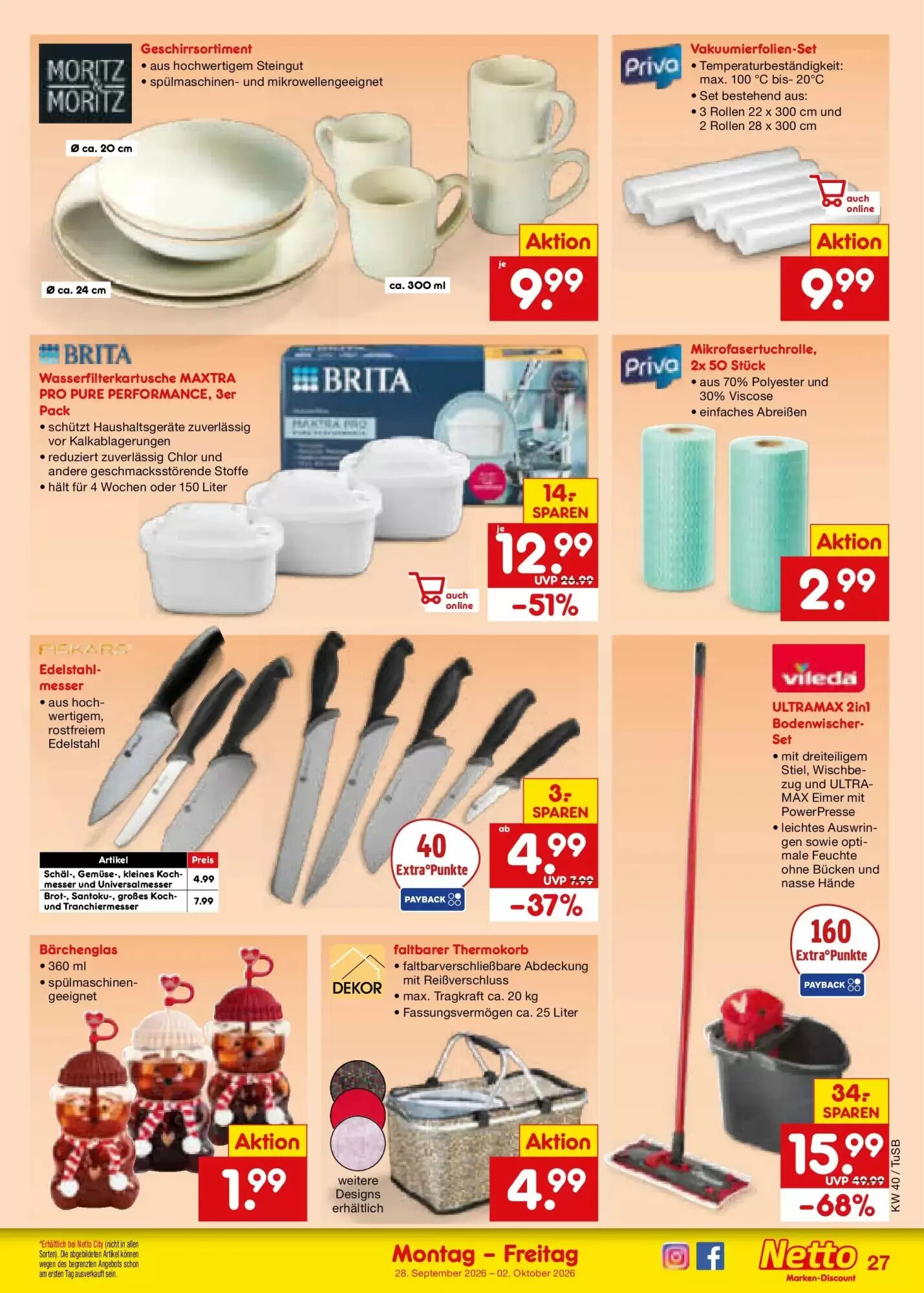 Netto Marken-Discount Prospekt (ab 28.09.2026) zum Blättern - Seite 39