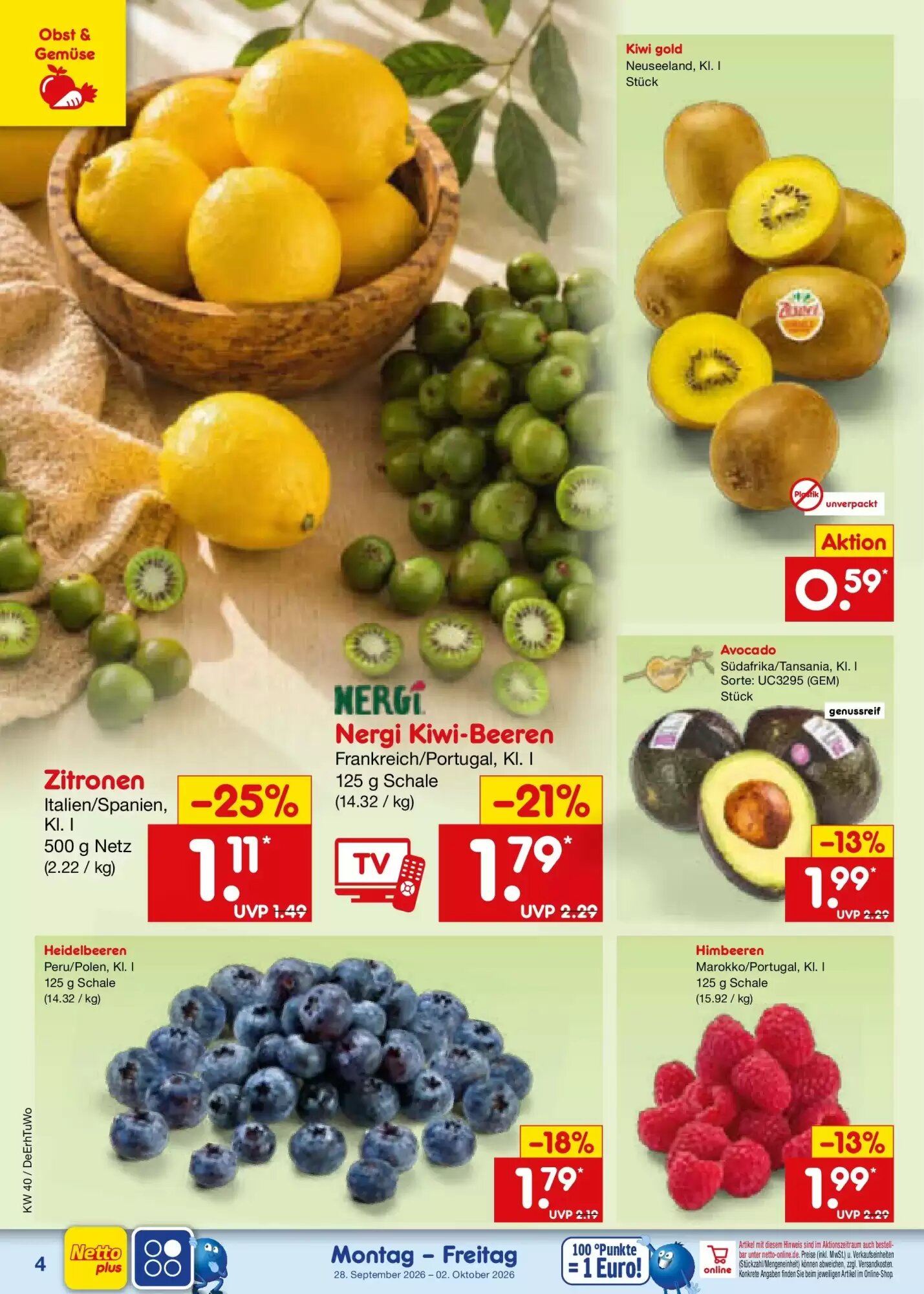 Netto Marken-Discount Prospekt (ab 28.09.2026) zum Blättern - Seite 4
