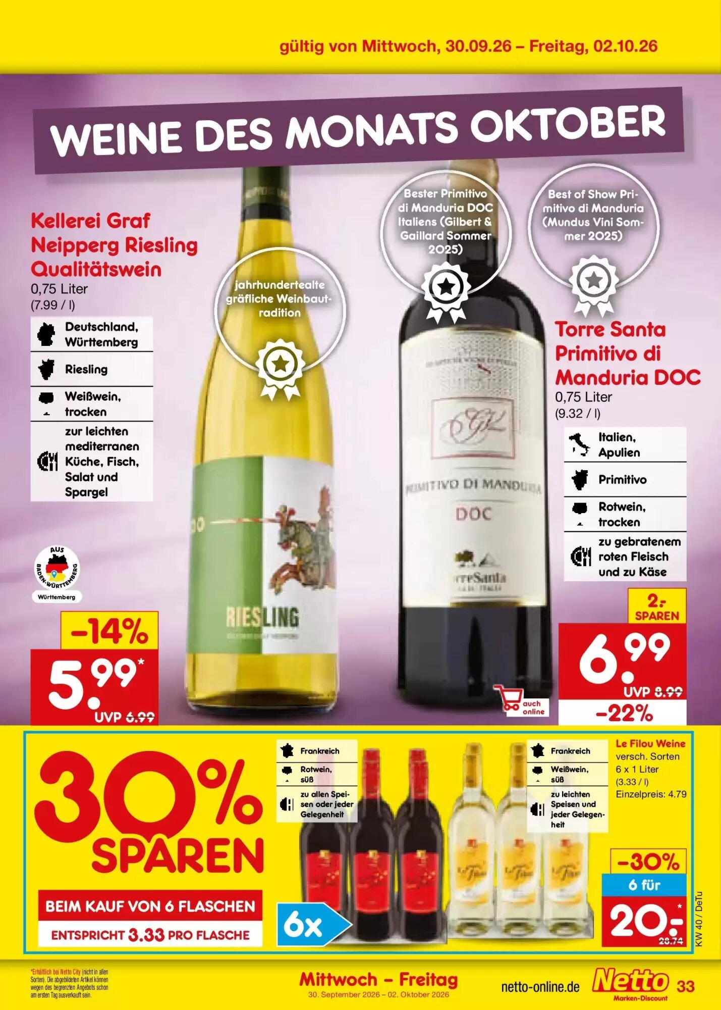 Netto Marken-Discount Prospekt (ab 28.09.2026) zum Blättern - Seite 51