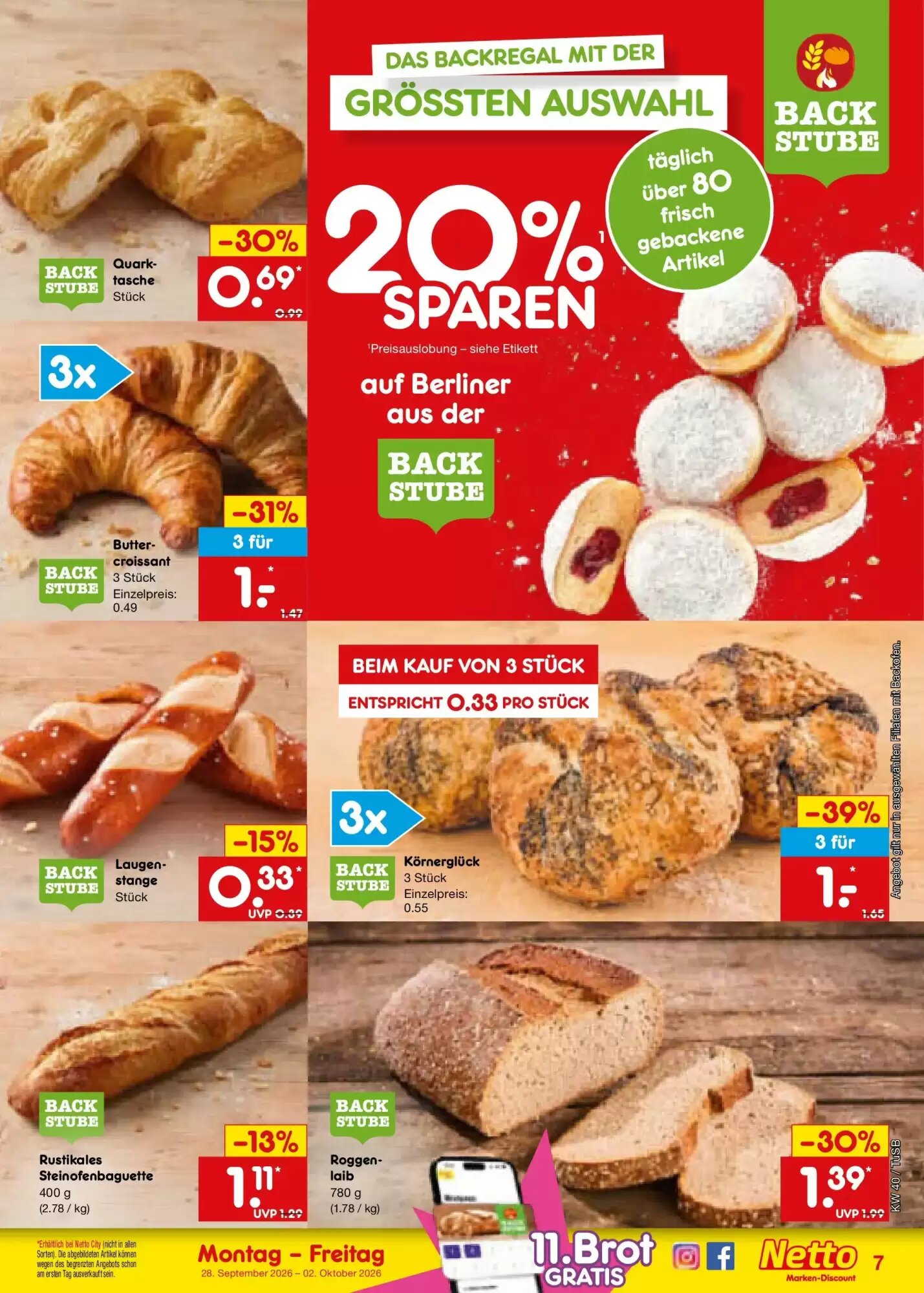 Netto Marken-Discount Prospekt (ab 28.09.2026) zum Blättern - Seite 7