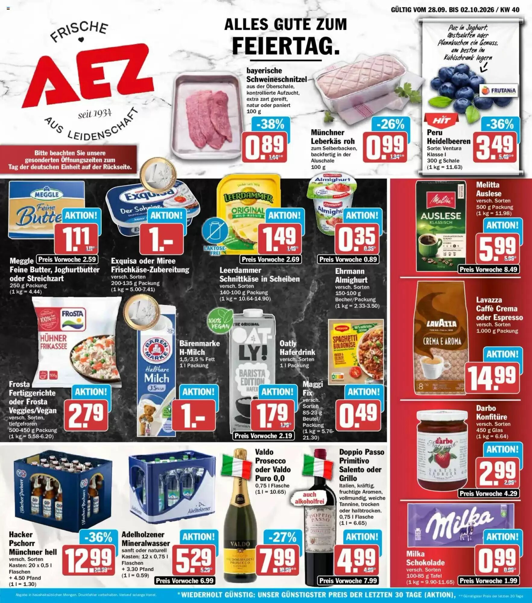 AEZ Prospekt (ab 28.09.2026) zum Blättern - Seite 1
