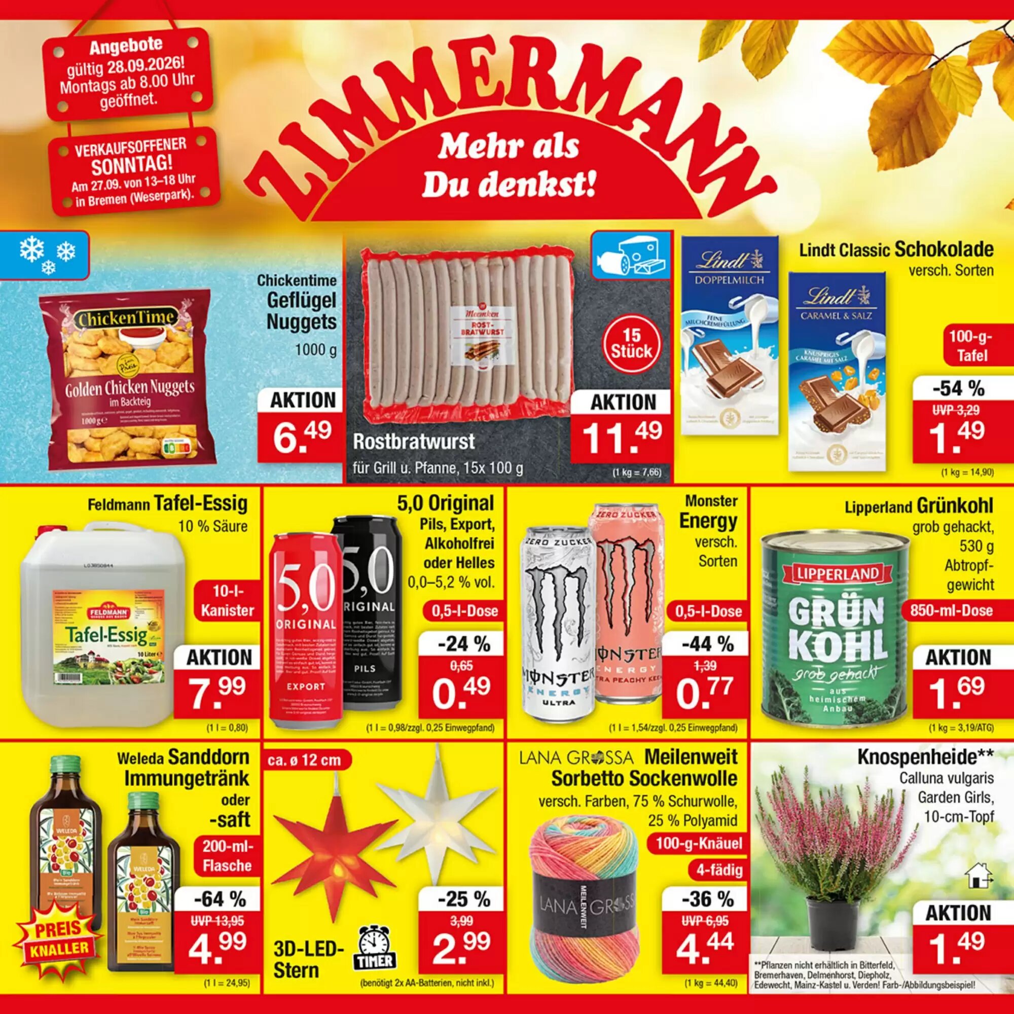 Zimmermann Prospekt (ab 28.09.2026) zum Blättern - Seite 1