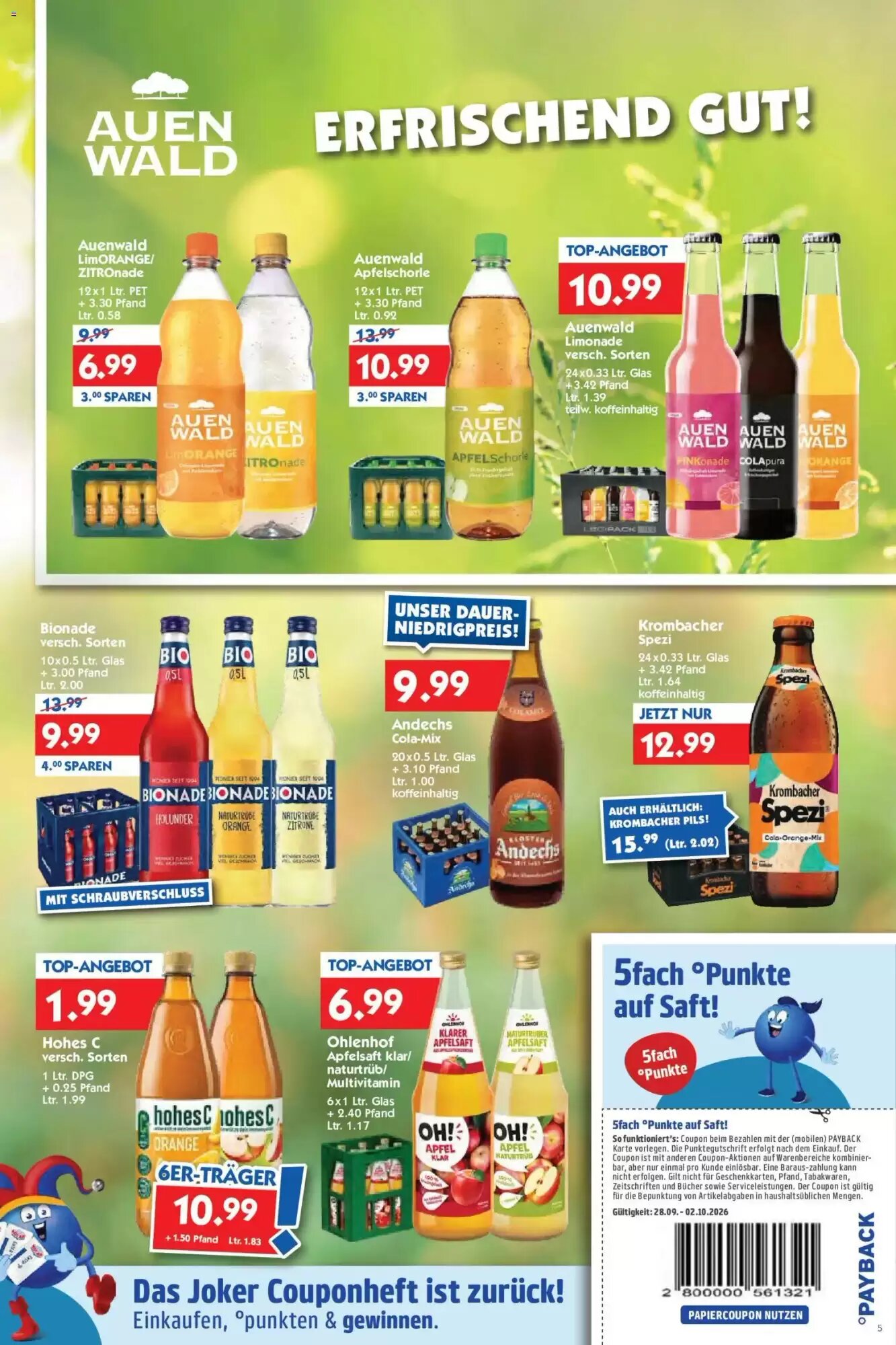 Hol'ab Getränkemarkt Prospekt (ab 28.09.2026) zum Blättern - Seite 5