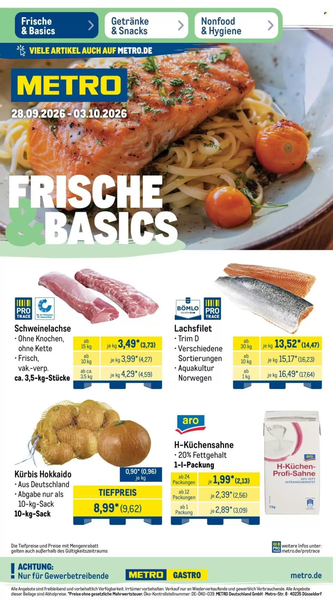 METRO Prospekt (ab 28.09.2026) zum Blättern - Seite 1