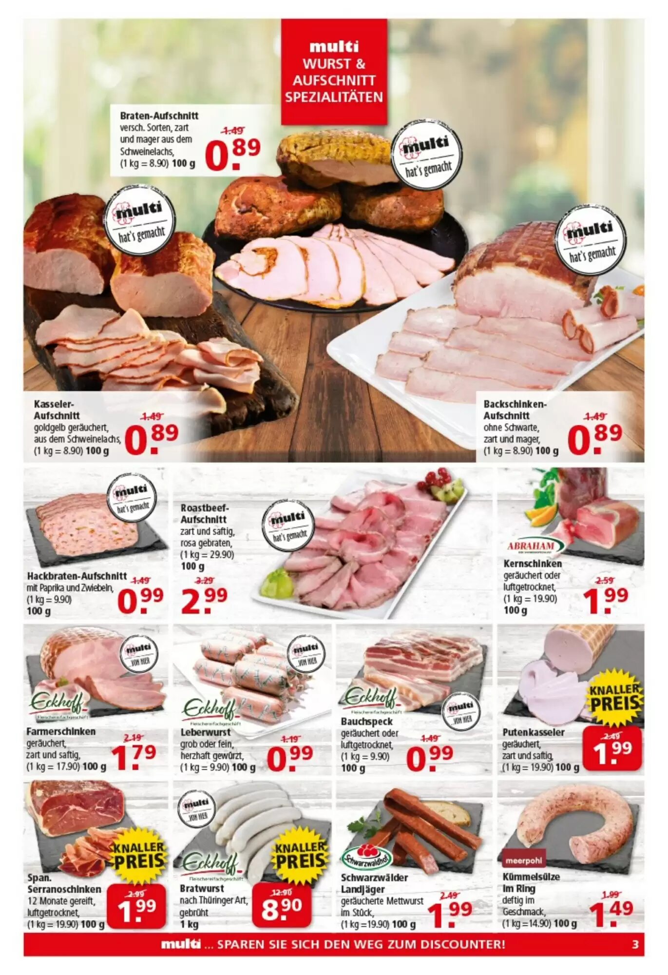 Multi Markt Prospekt (ab 28.09.2026) zum Blättern - Seite 3