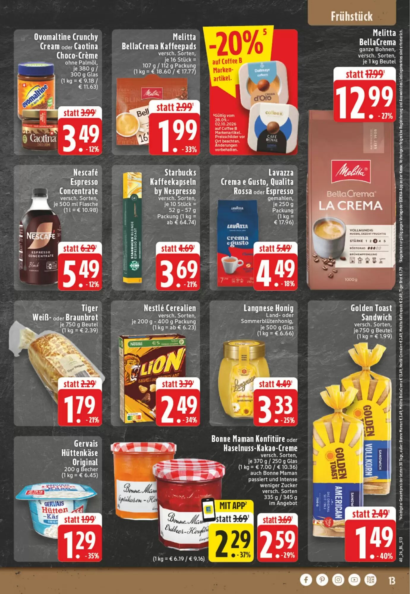 EDEKA Vogl Prospekt (ab 28.09.2026) zum Blättern - Seite 13