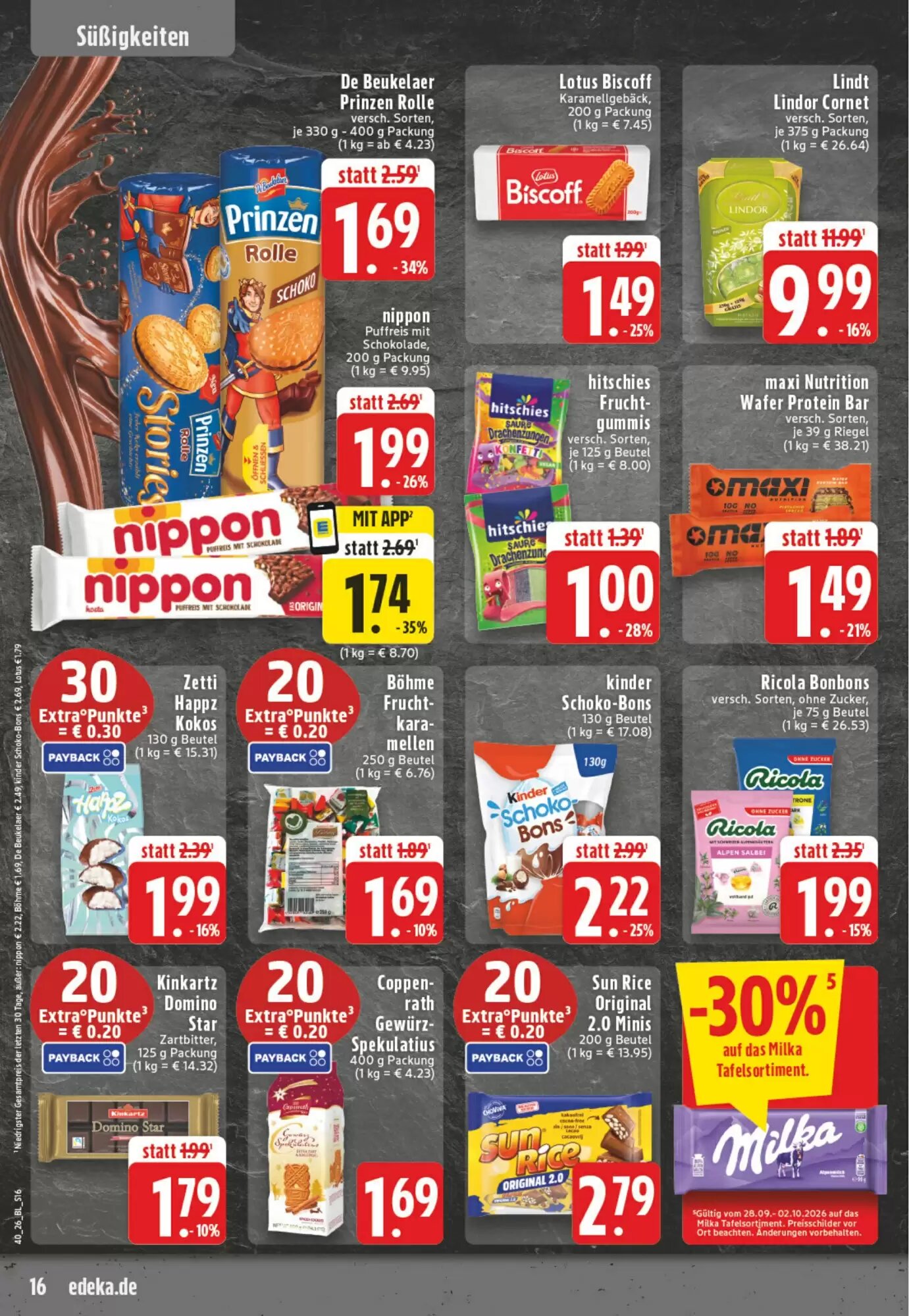 EDEKA Vogl Prospekt (ab 28.09.2026) zum Blättern - Seite 16
