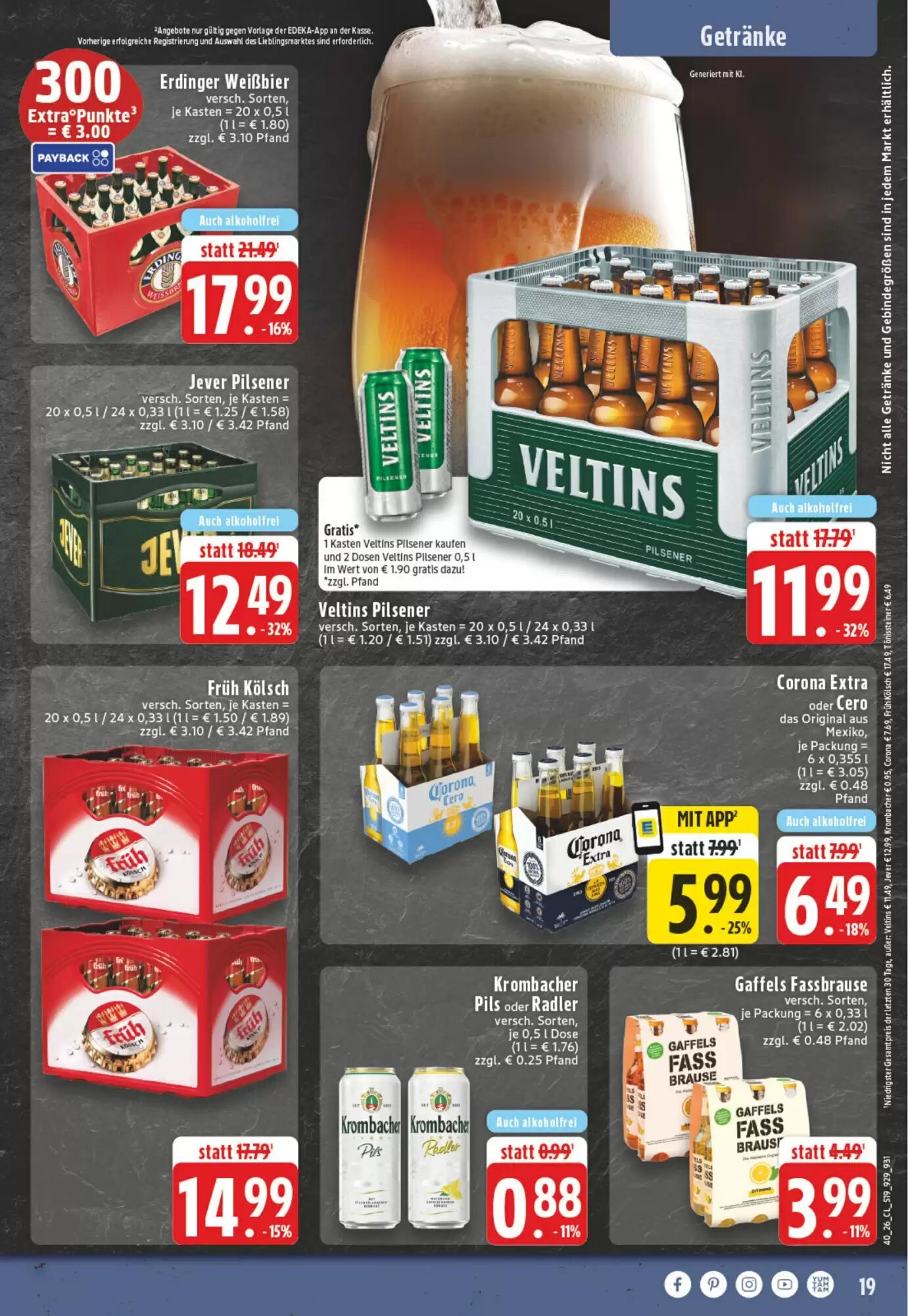 EDEKA Vogl Prospekt (ab 28.09.2026) zum Blättern - Seite 19