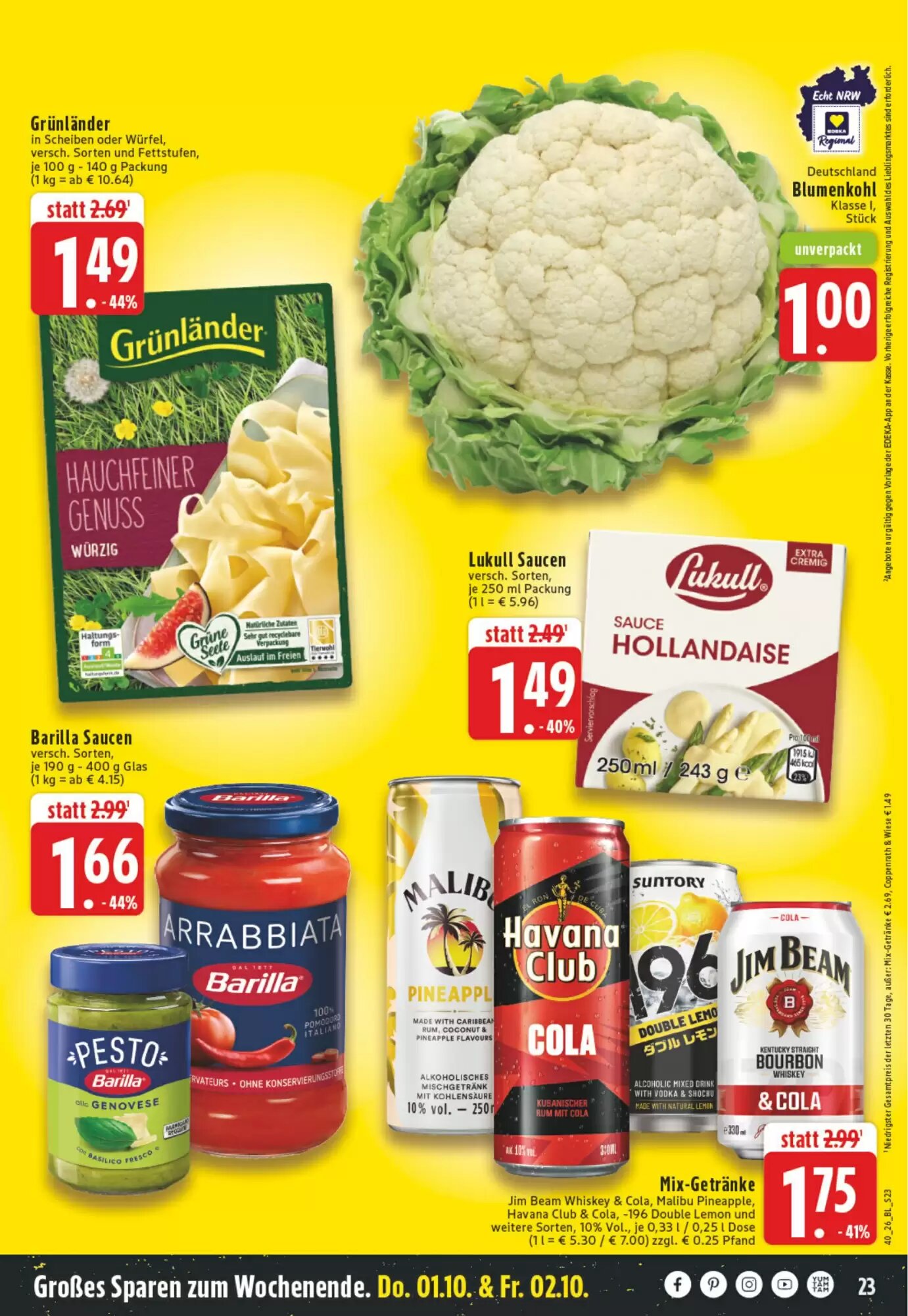 EDEKA Vogl Prospekt (ab 28.09.2026) zum Blättern - Seite 23