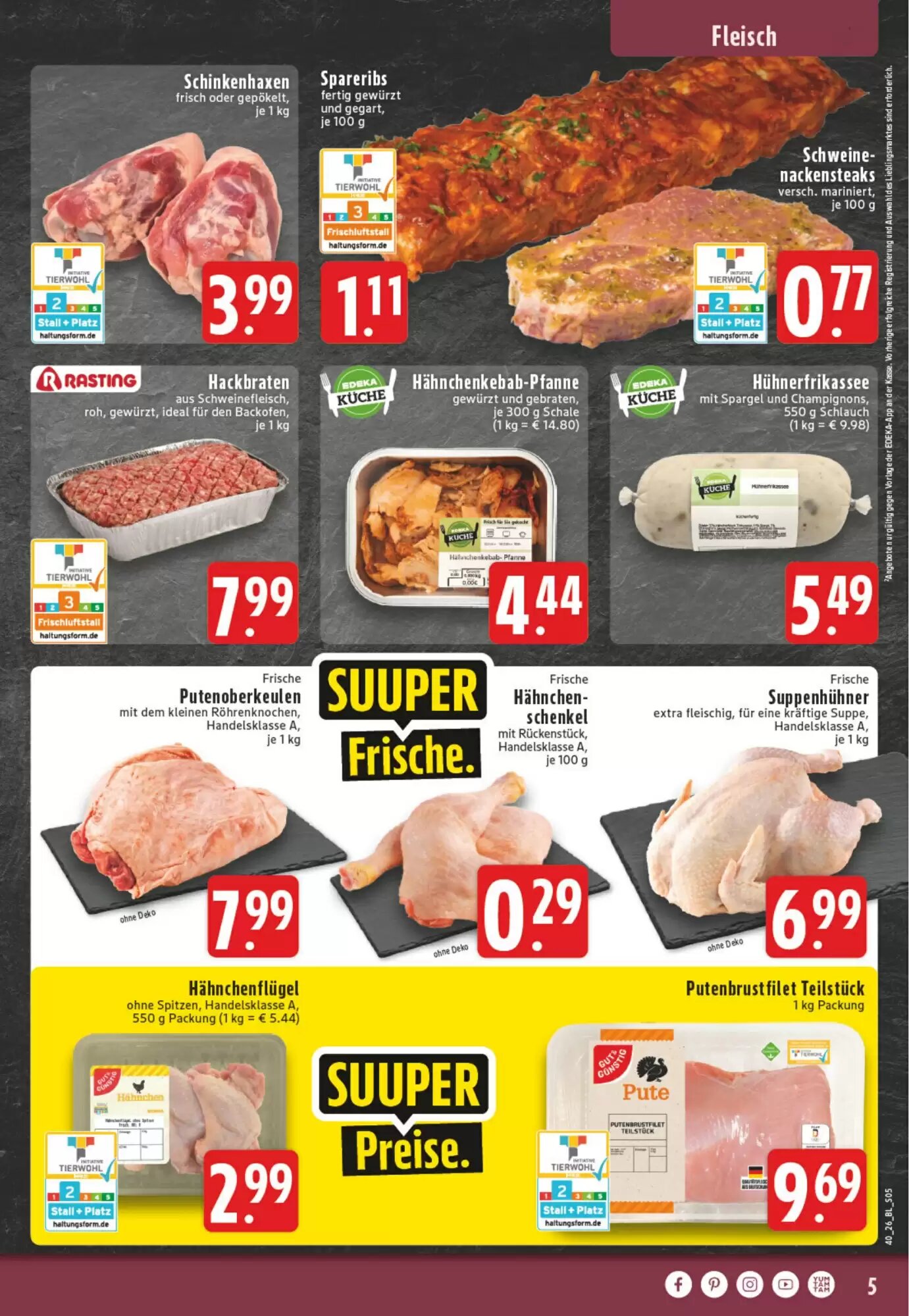 EDEKA Vogl Prospekt (ab 28.09.2026) zum Blättern - Seite 5