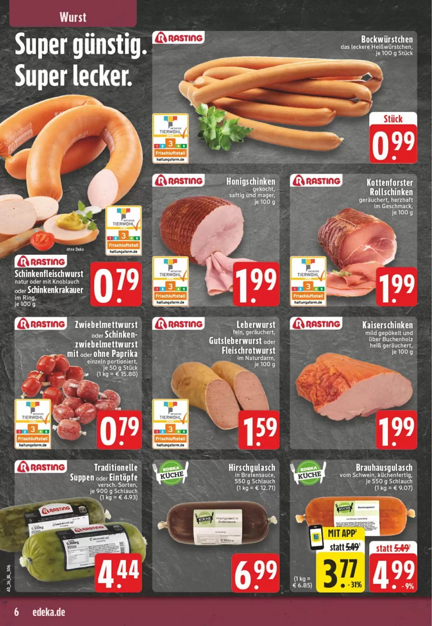 EDEKA Vogl Prospekt (ab 28.09.2026) zum Blättern - Seite 6