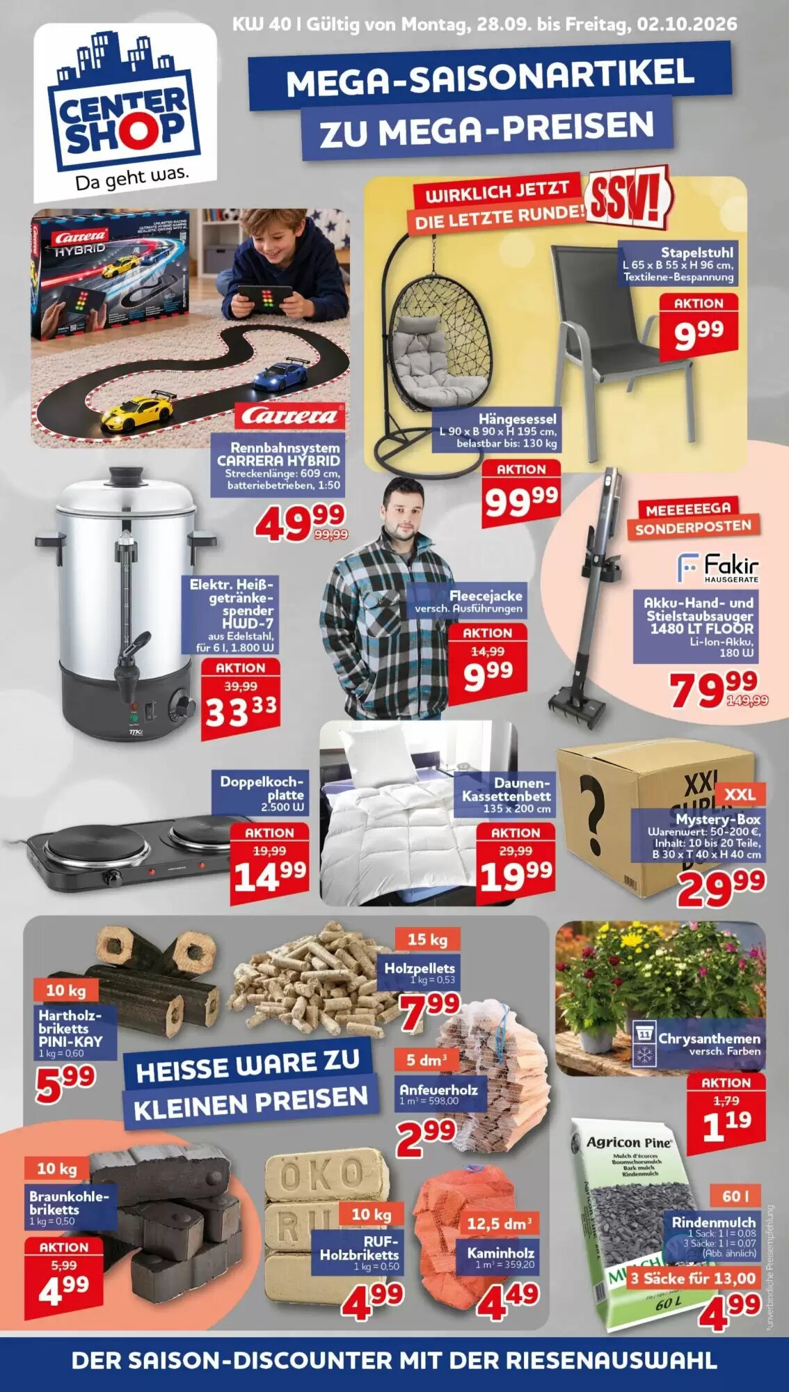 CENTERSHOP Prospekt (ab 28.09.2026) zum Blättern - Seite 1