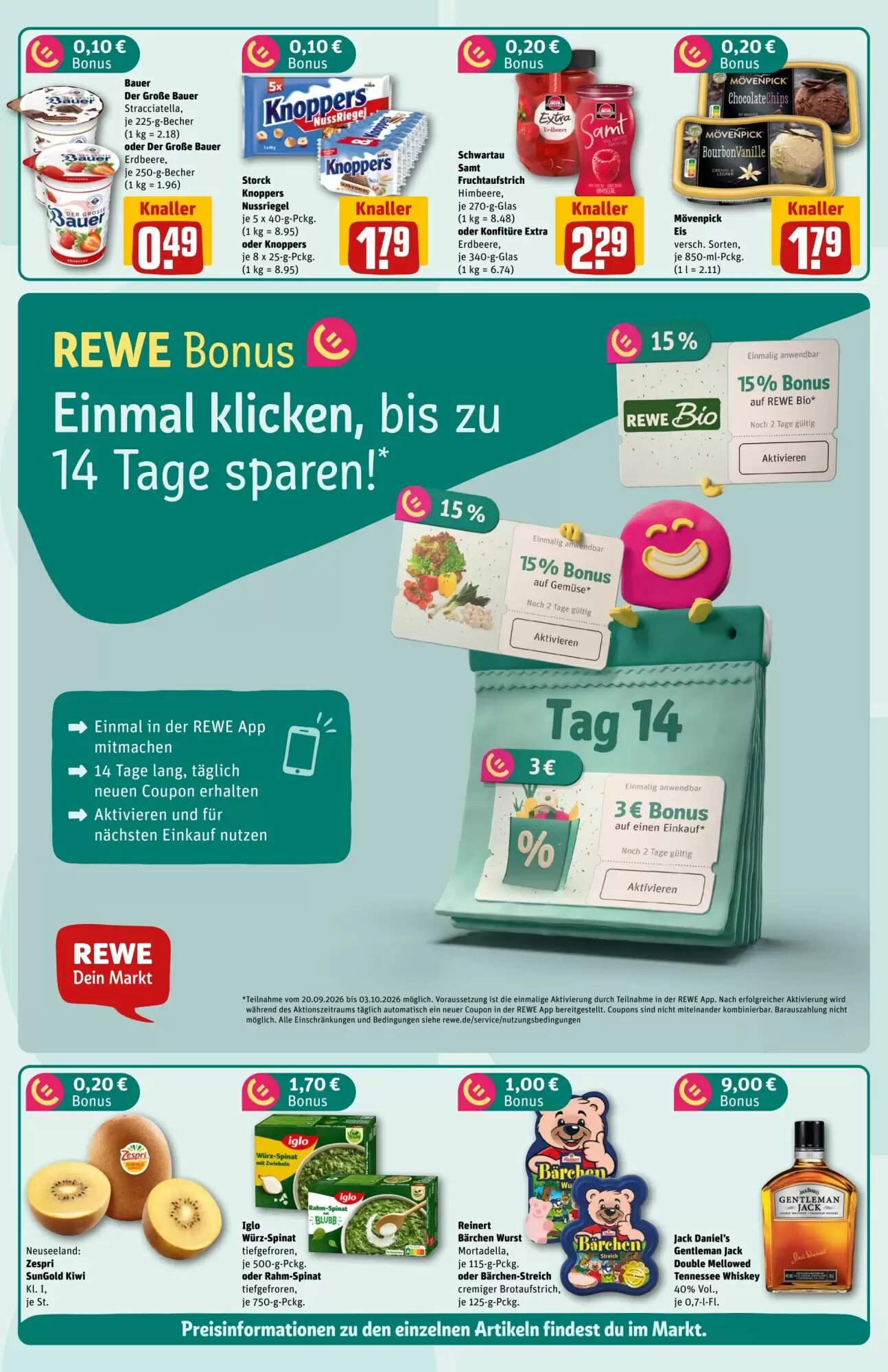 REWE Center Prospekt (ab 28.09.2026) zum Blättern - Seite 4