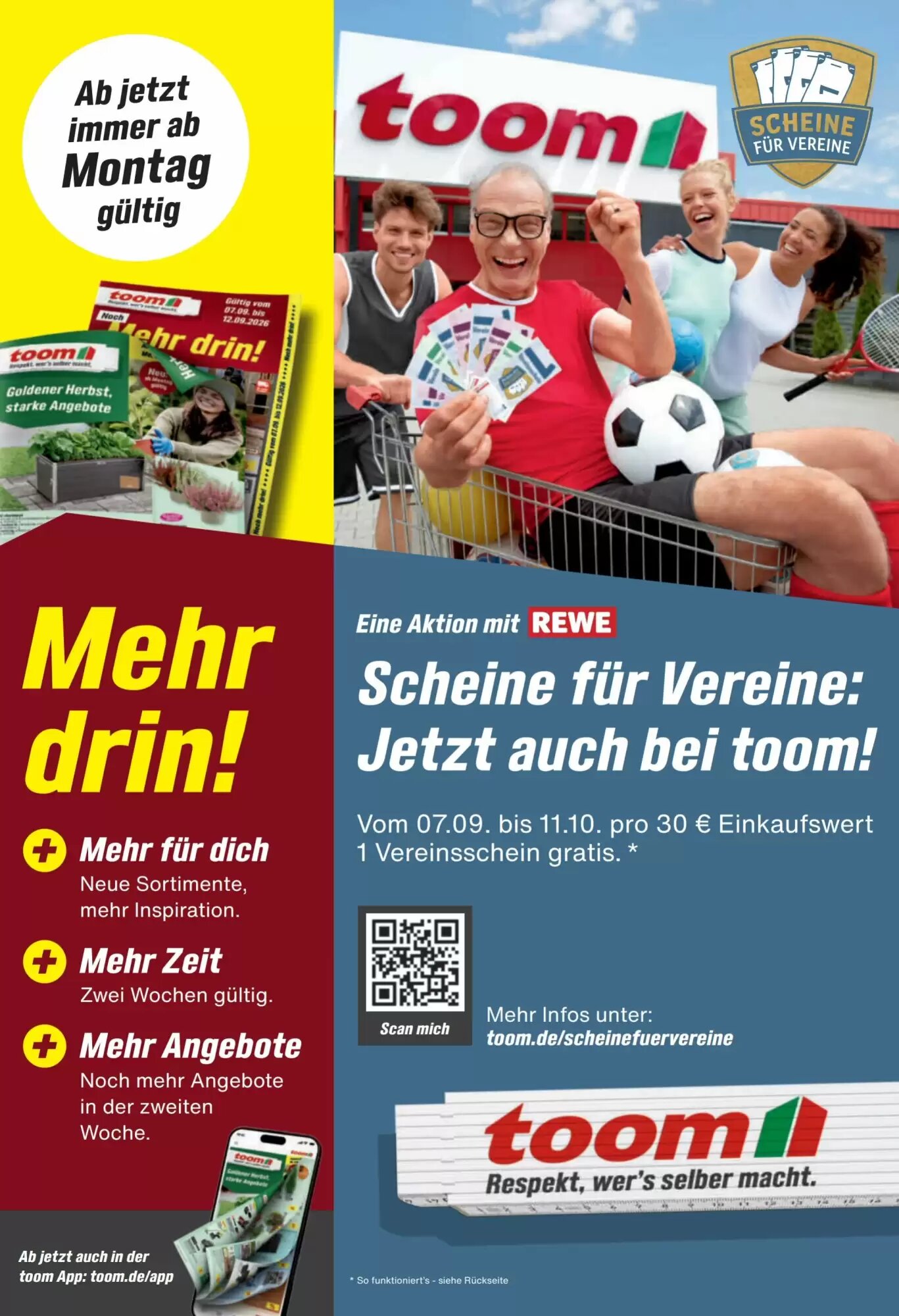 toom Baumarkt Prospekt (ab 28.09.2026) zum Blättern - Seite 1