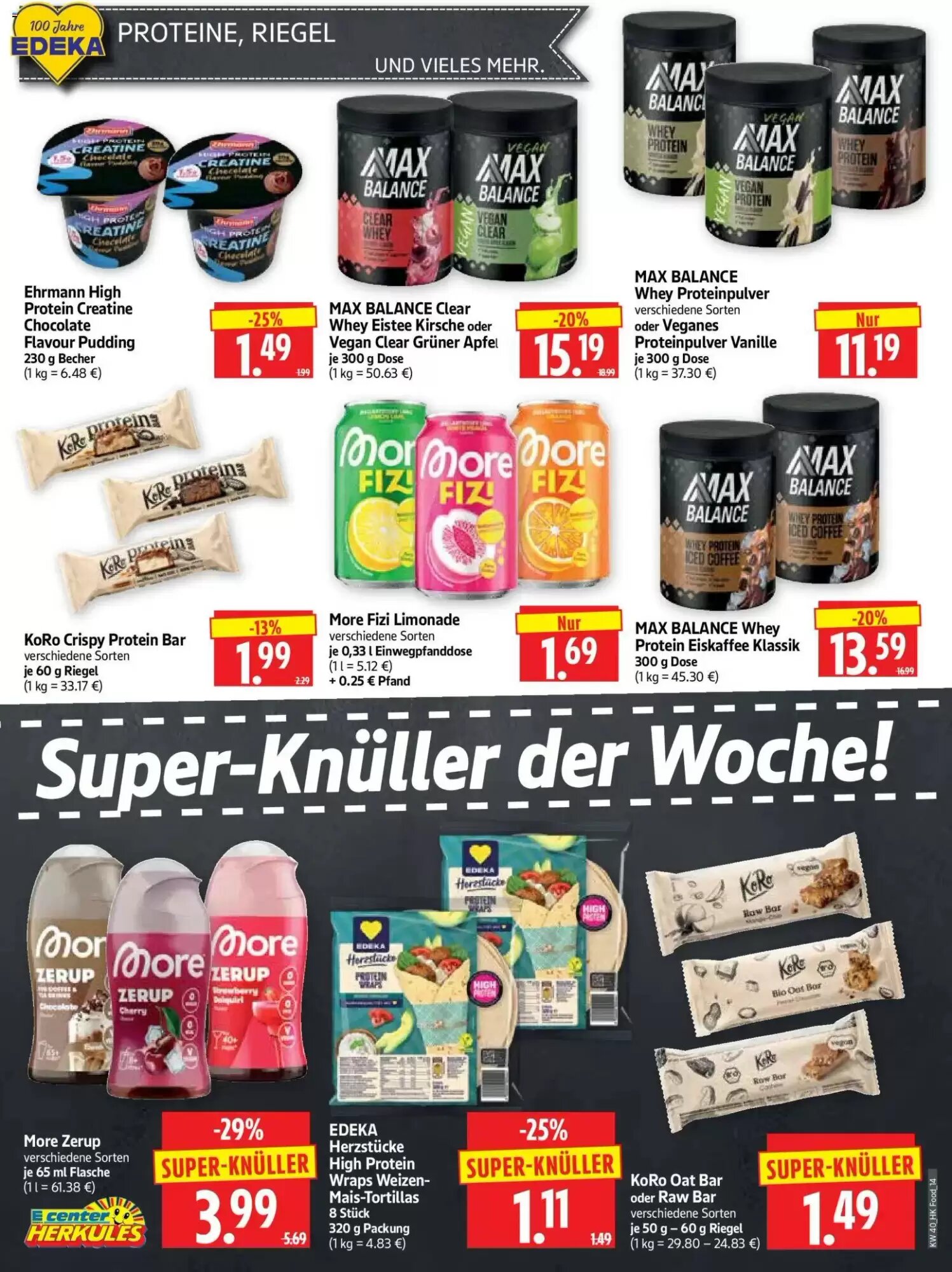 Edeka Herkules Prospekt (ab 28.09.2026) zum Blättern - Seite 14