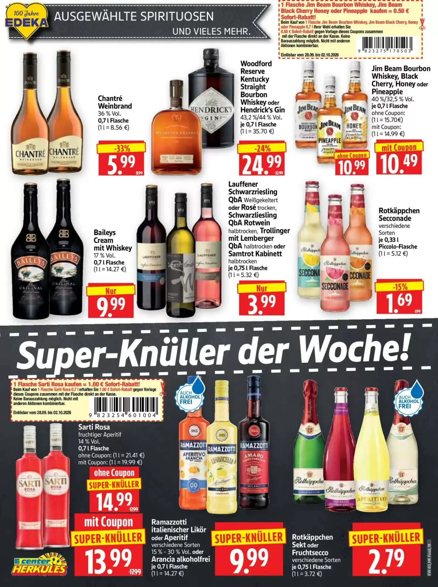Edeka Herkules Prospekt (ab 28.09.2026) zum Blättern - Seite 18