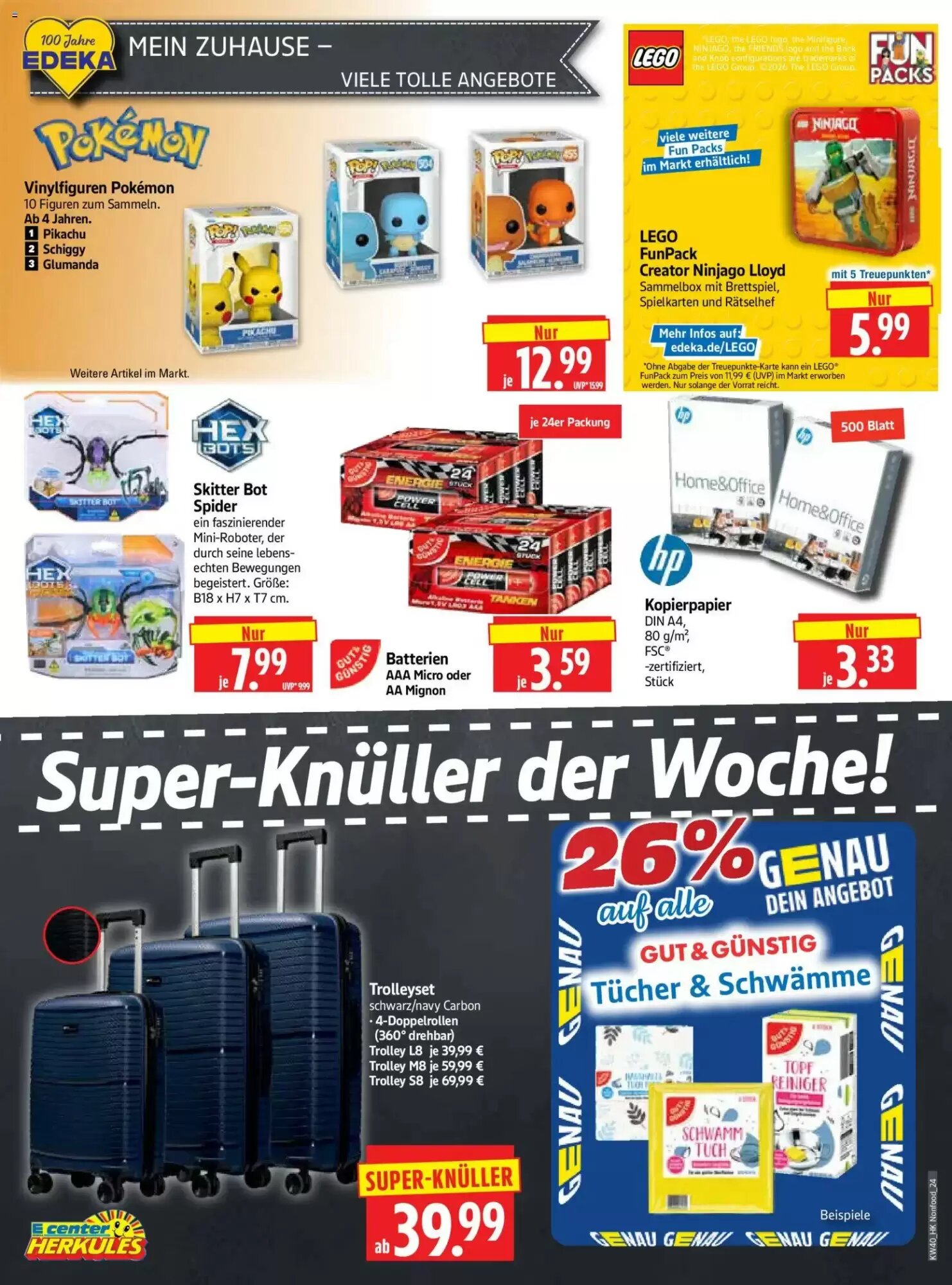 Edeka Herkules Prospekt (ab 28.09.2026) zum Blättern - Seite 24
