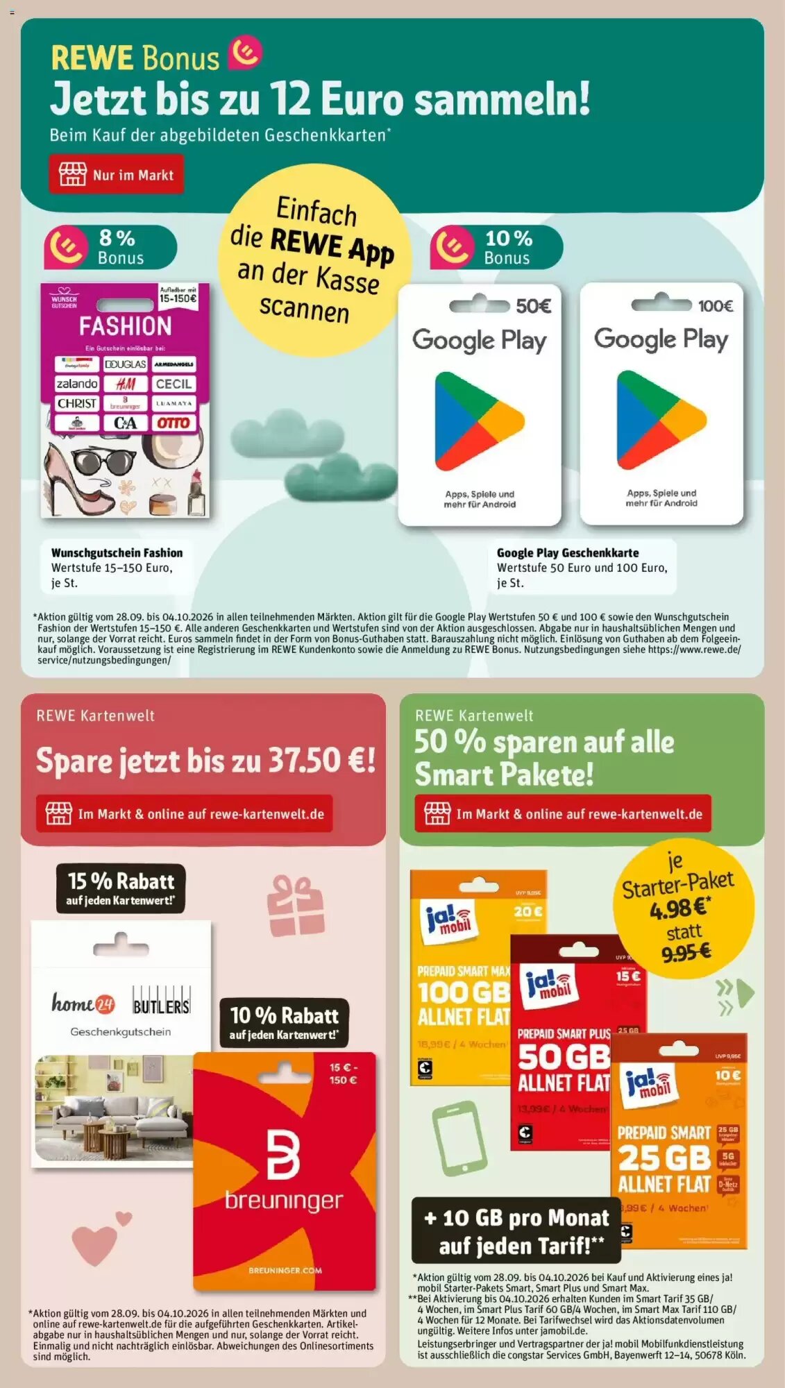 REWE Kaufpark Prospekt (ab 28.09.2026) zum Blättern - Seite 36