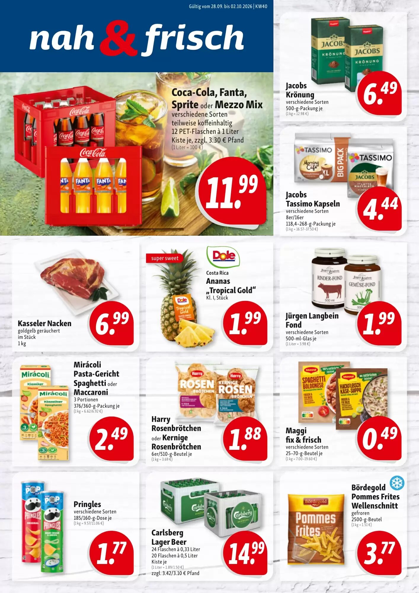 Nah & Frisch Prospekt (ab 28.09.2026) zum Blättern - Seite 1