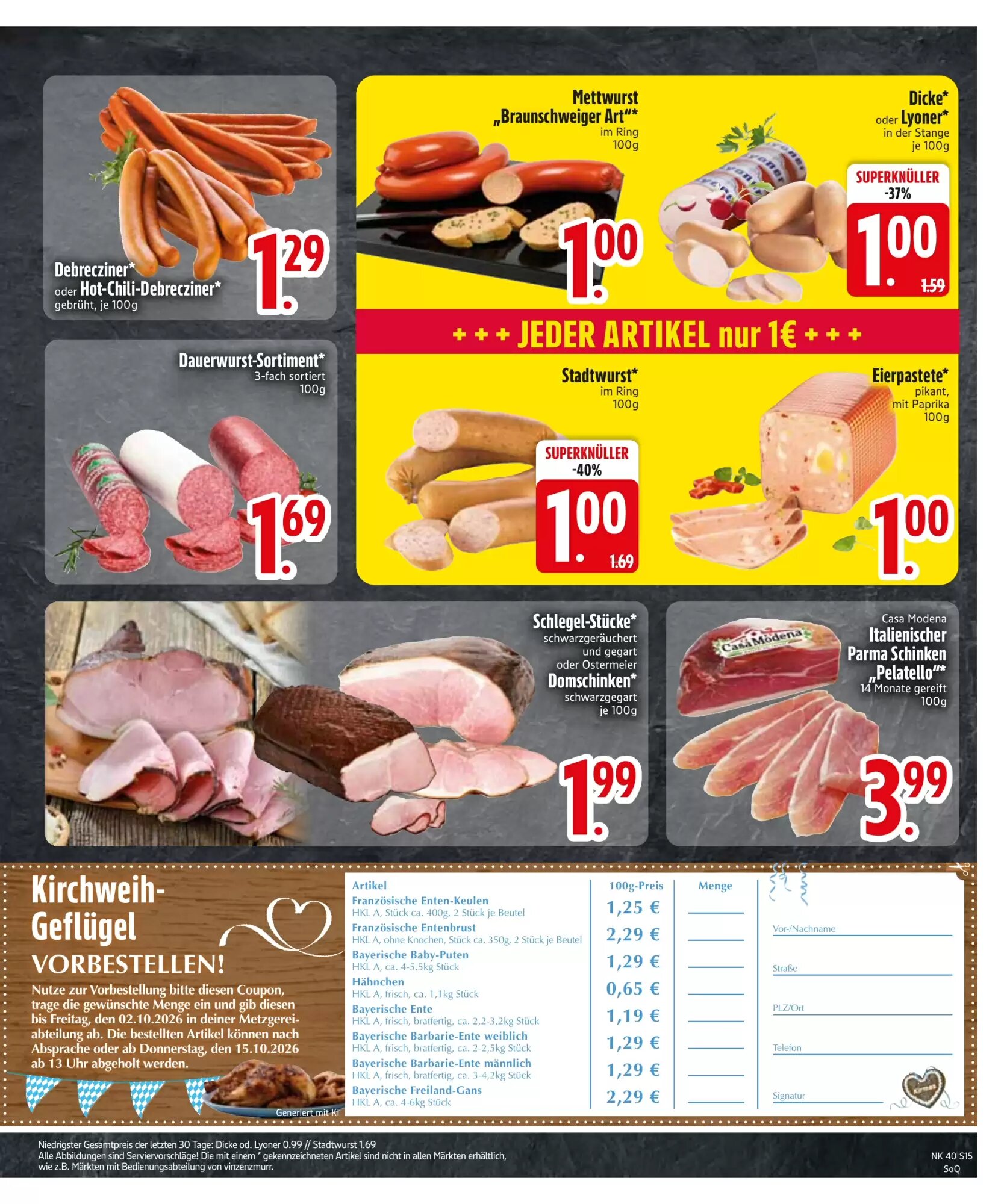 Edeka Aktiv Markt Prospekt (ab 28.09.2026) zum Blättern - Seite 17