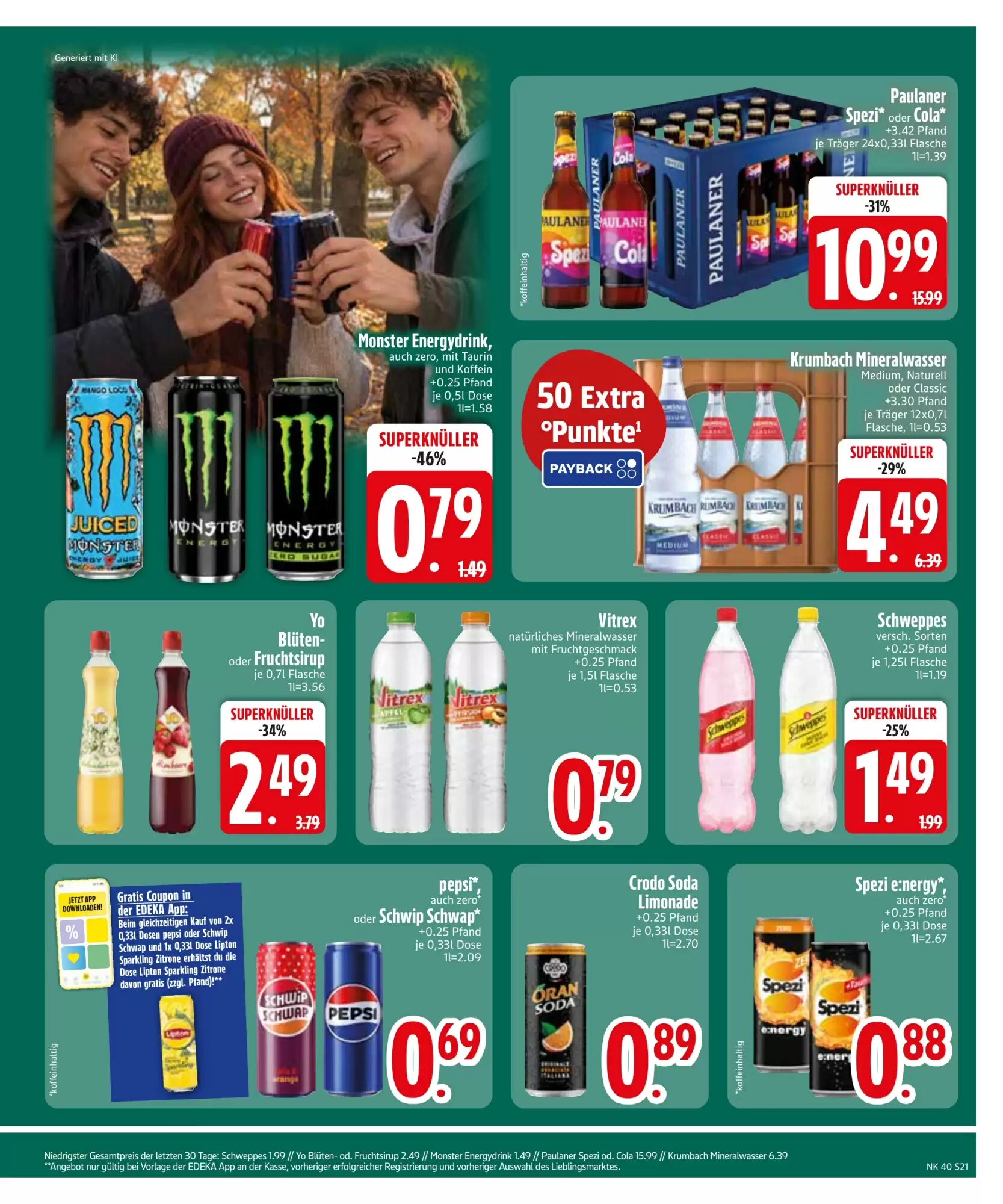 Edeka Aktiv Markt Prospekt (ab 28.09.2026) zum Blättern - Seite 23