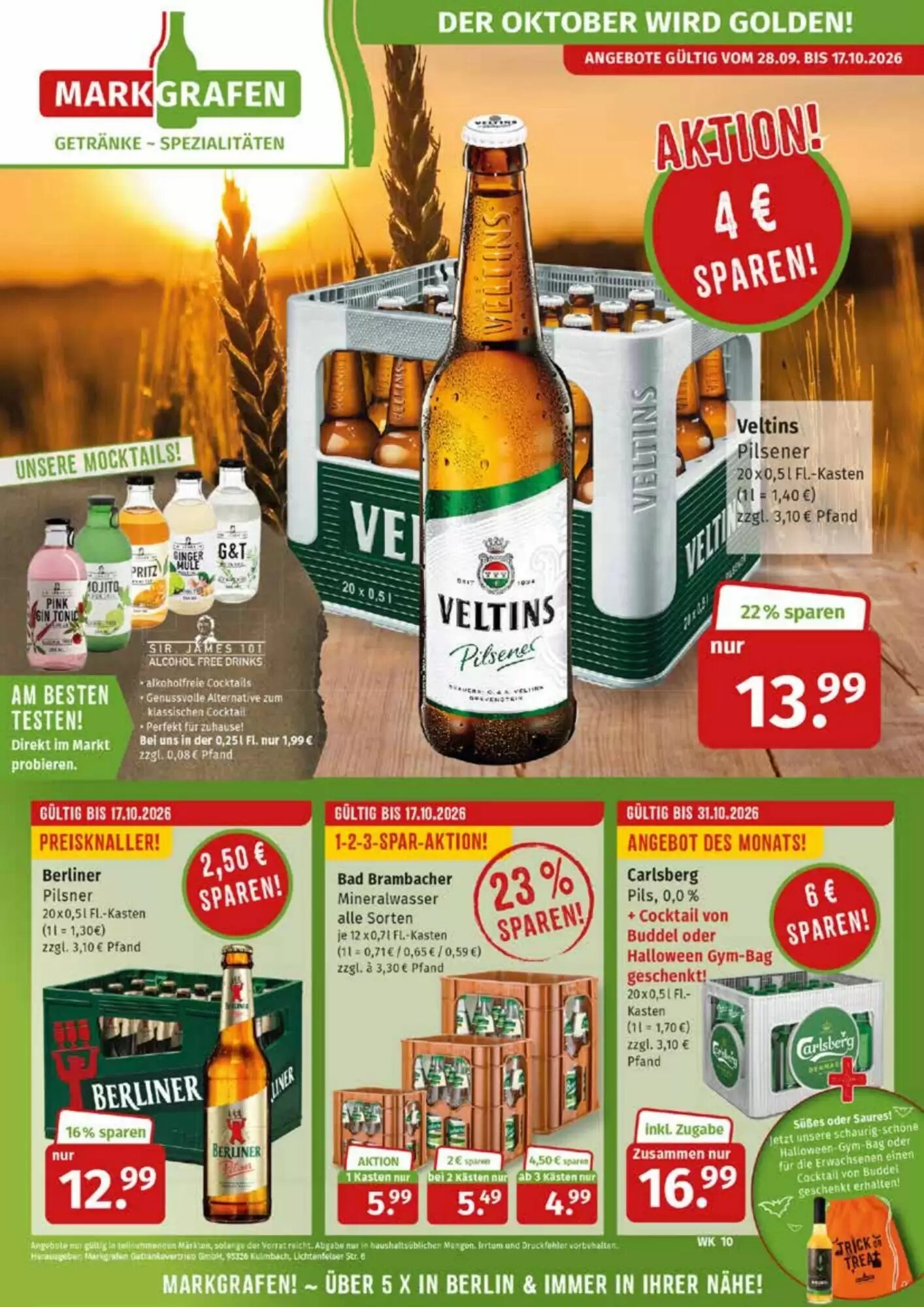Markgrafen Prospekt (ab 28.09.2026) zum Blättern - Seite 1