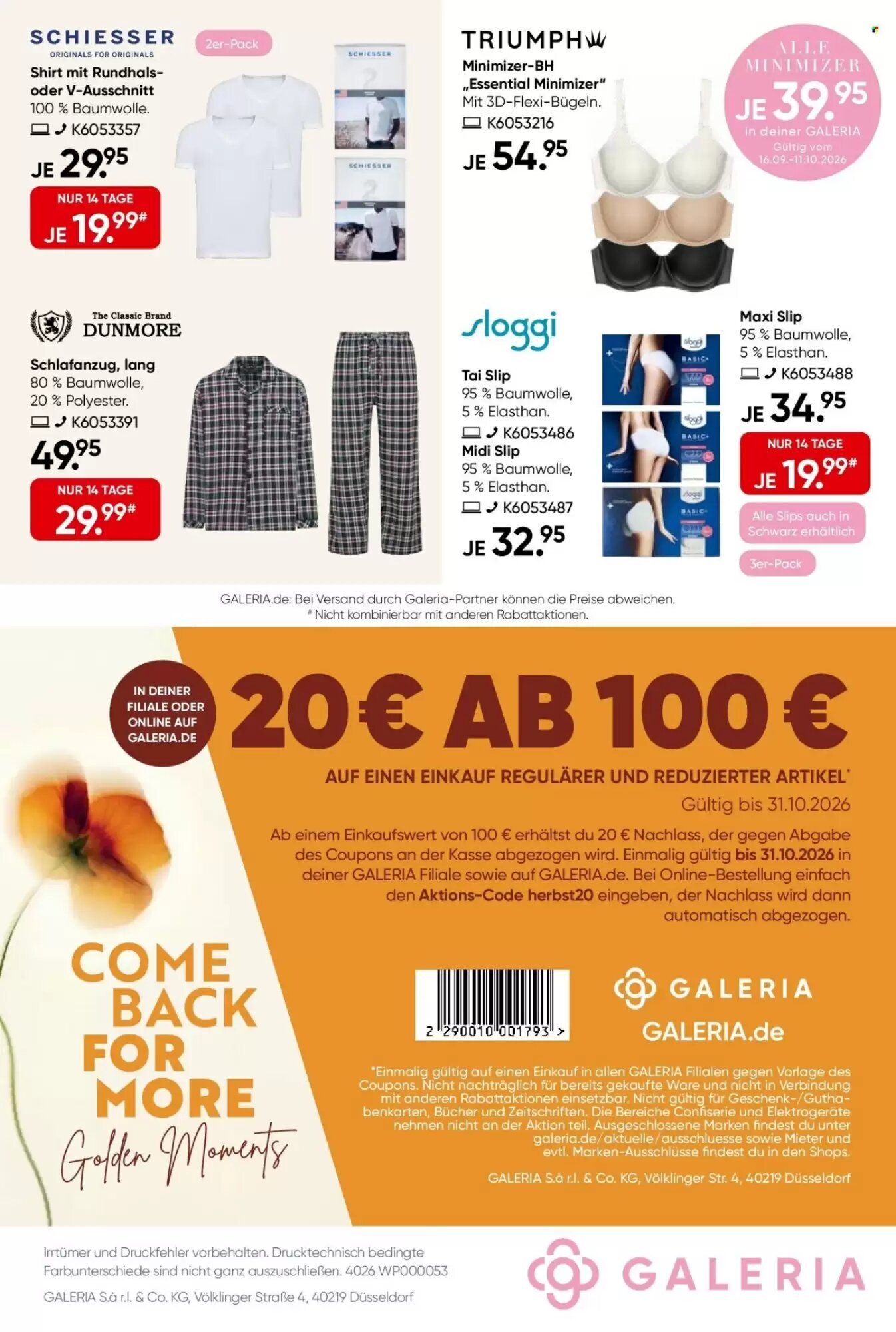 Galeria Prospekt (ab 28.09.2026) zum Blättern - Seite 44