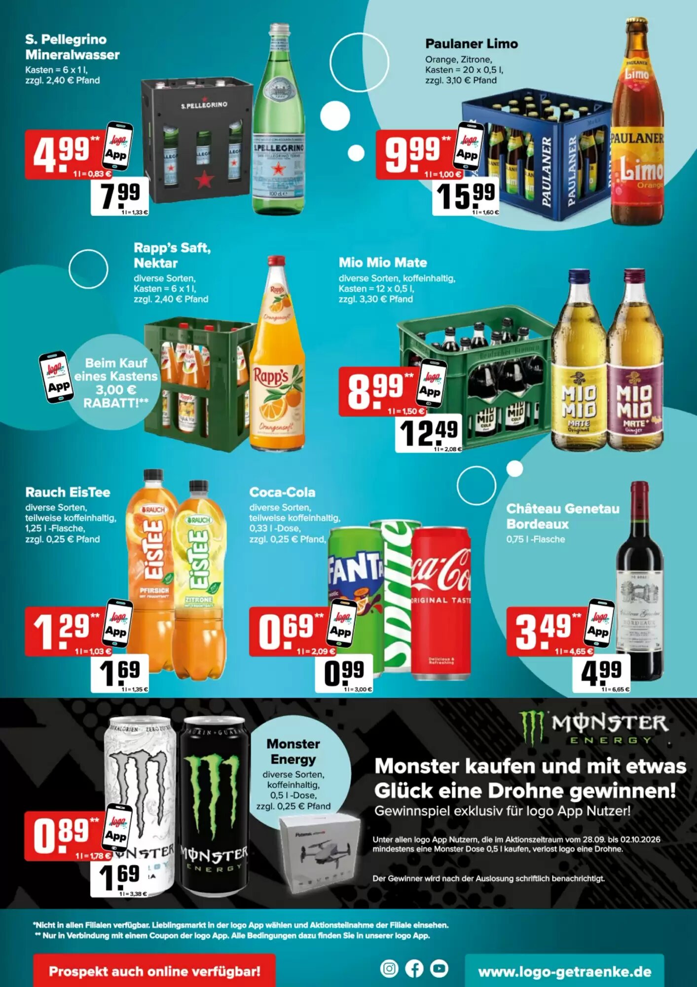 Logo Getränkemarkt Prospekt (ab 28.09.2026) zum Blättern - Seite 3