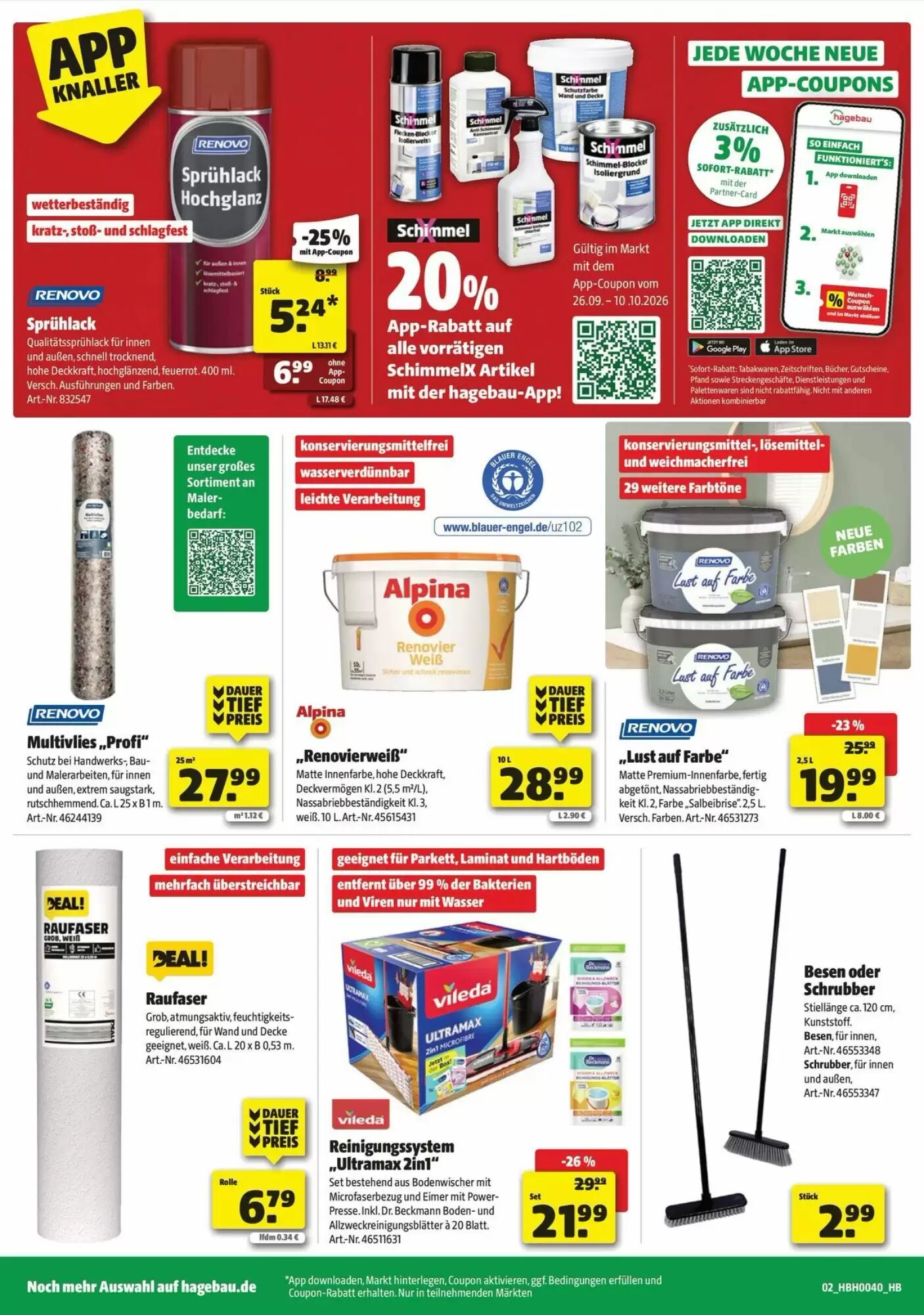 Leitermann Baumarkt Prospekt (ab 28.09.2026) zum Blättern - Seite 2
